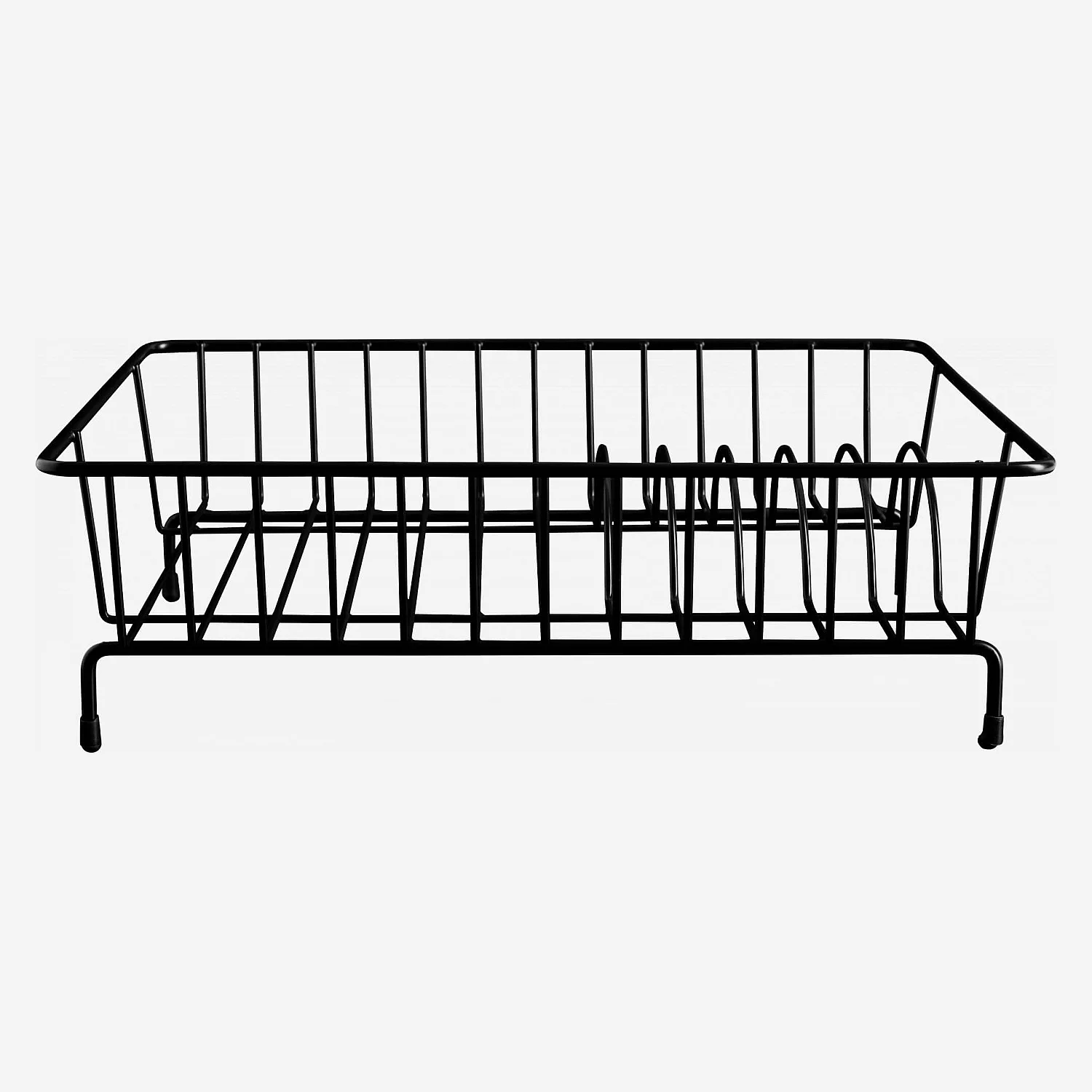 Besteckhalter aus Metall, schwarz - 2