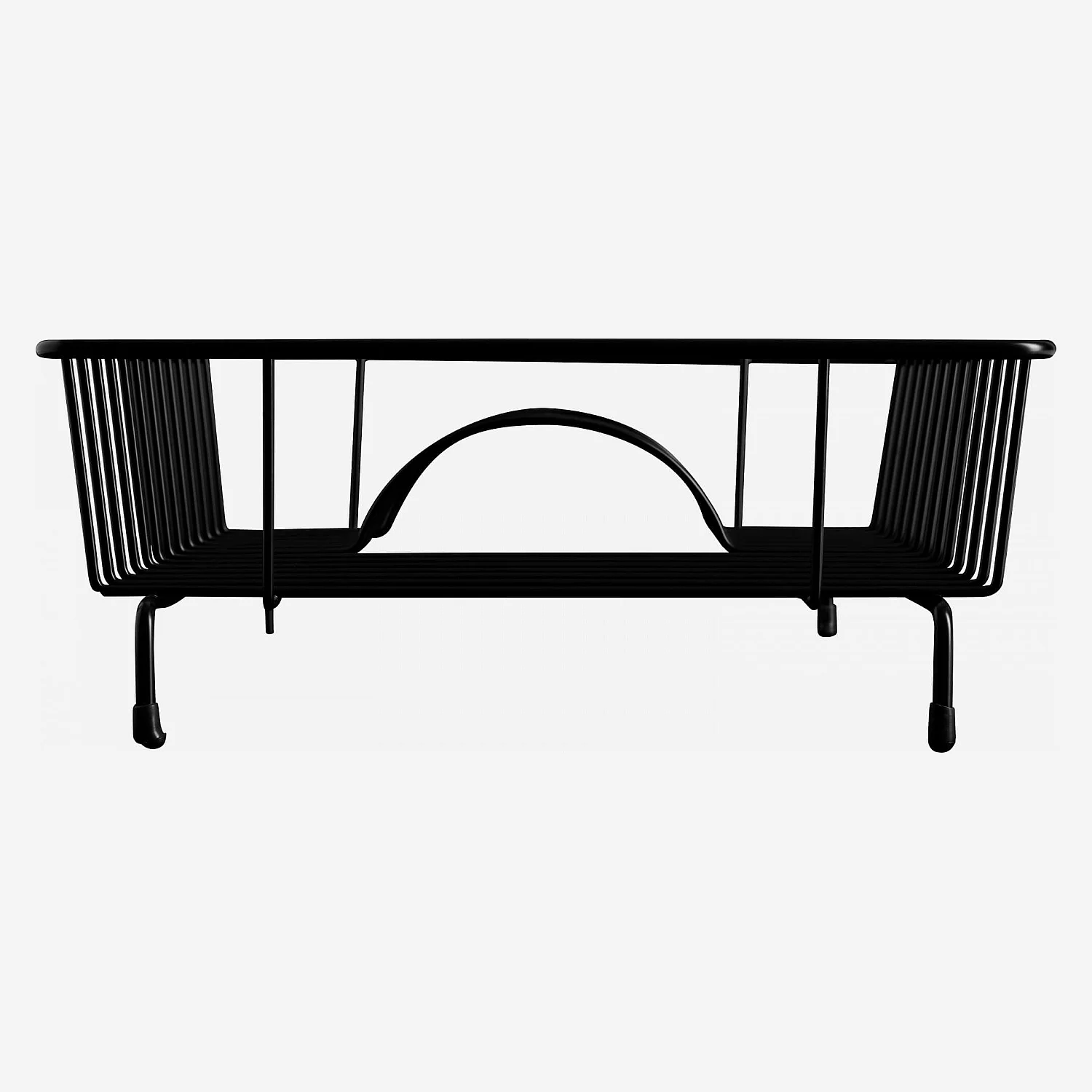 Besteckhalter aus Metall, schwarz - 4