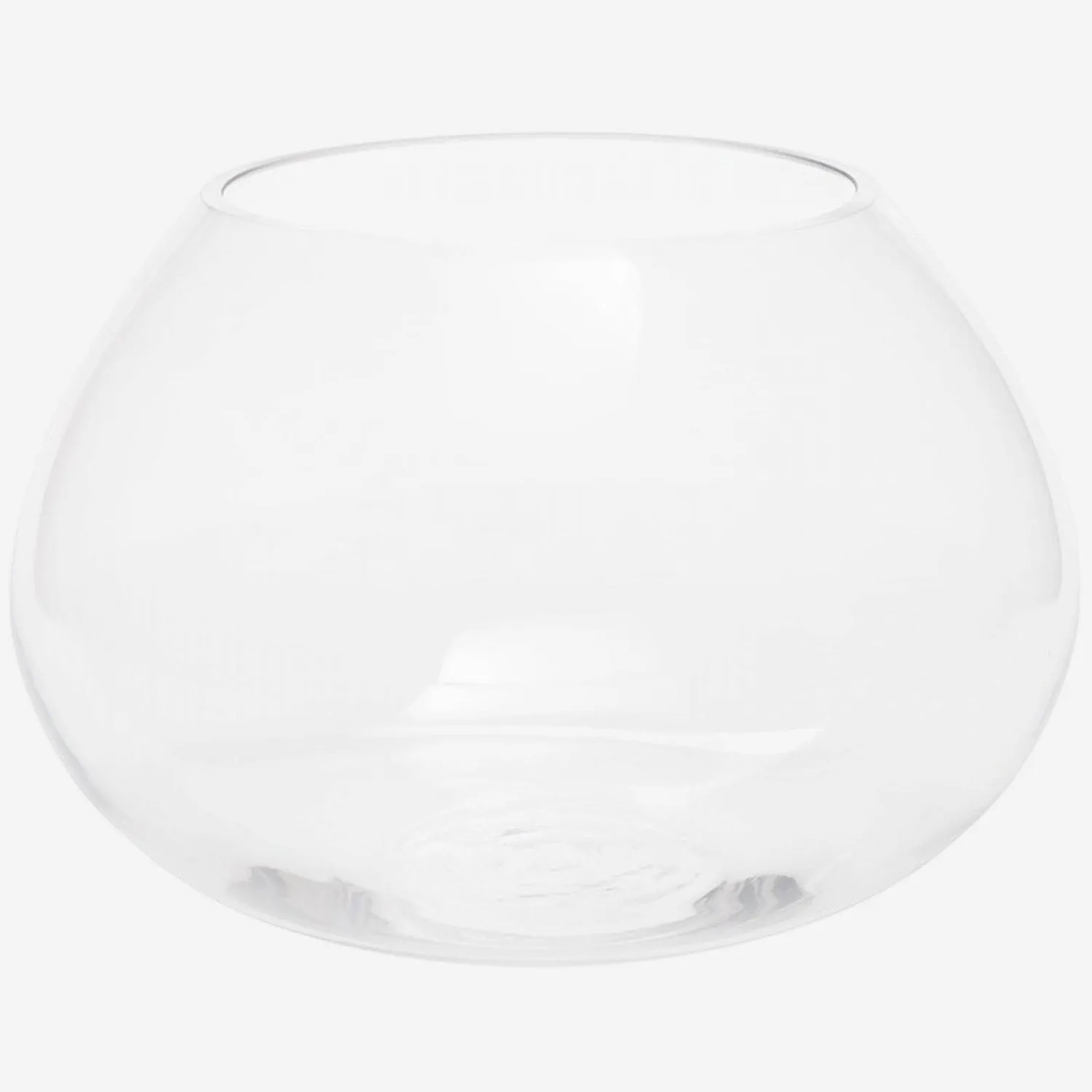 Vase en verre - 18 cm - transparent