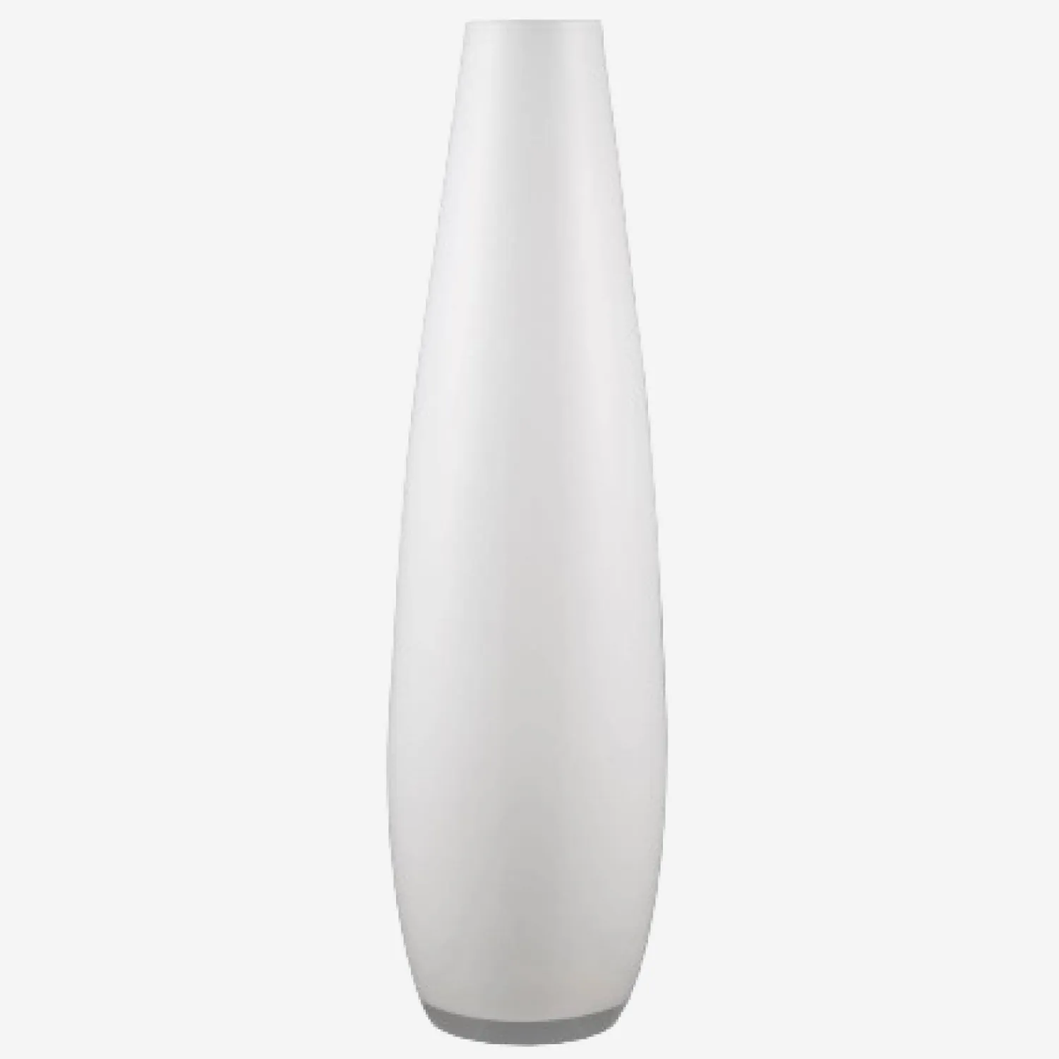 Jarrón de vidrio - 44 cm - Blanco
