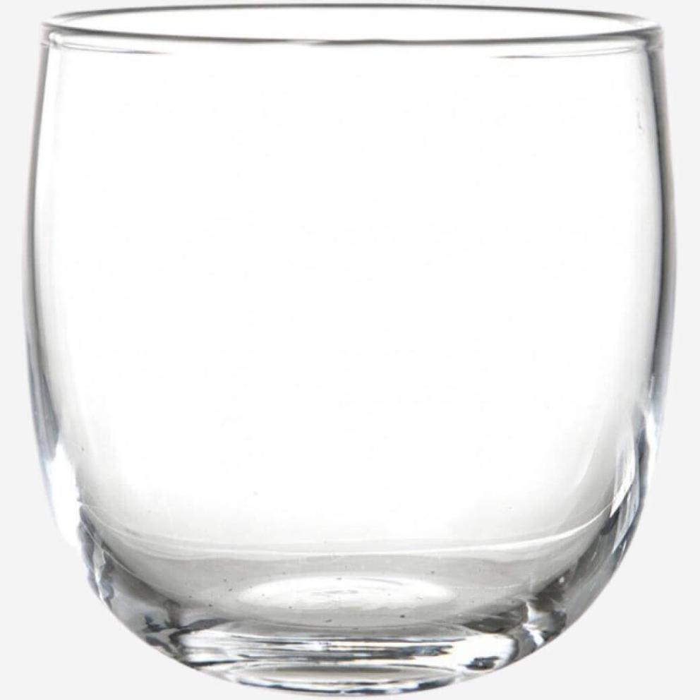 Vaso da fiori in vetro trasparente 16 cm