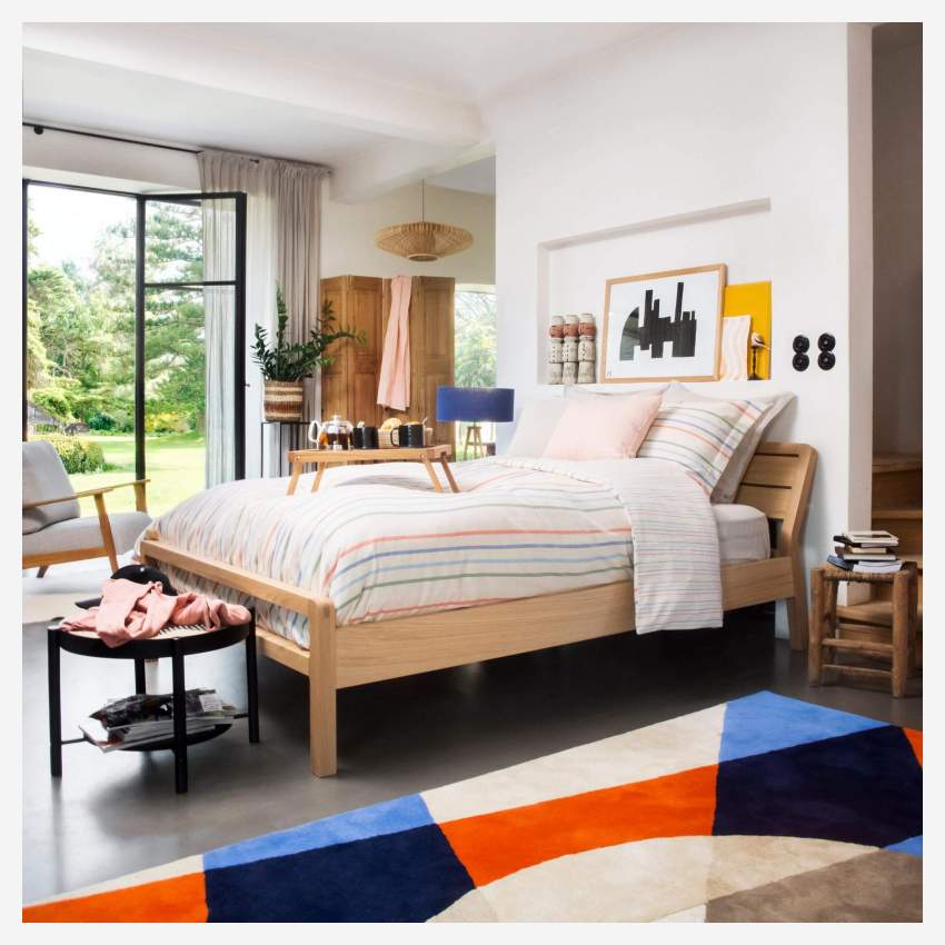 Parure de lit en coton - 220 x 240 cm - Multicolore - Design by Floriane Jacques