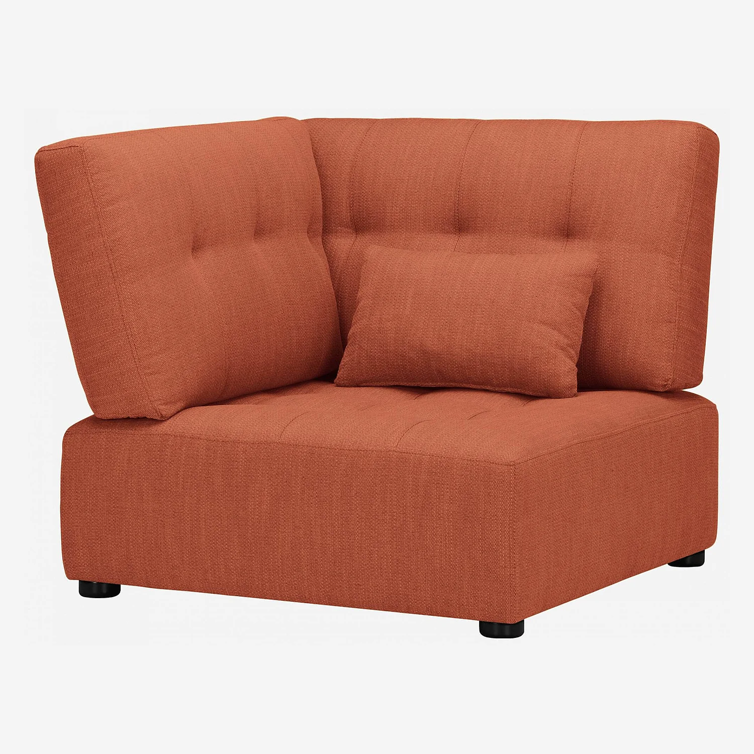 Eckelement, links aus Stoff - Orange - 4