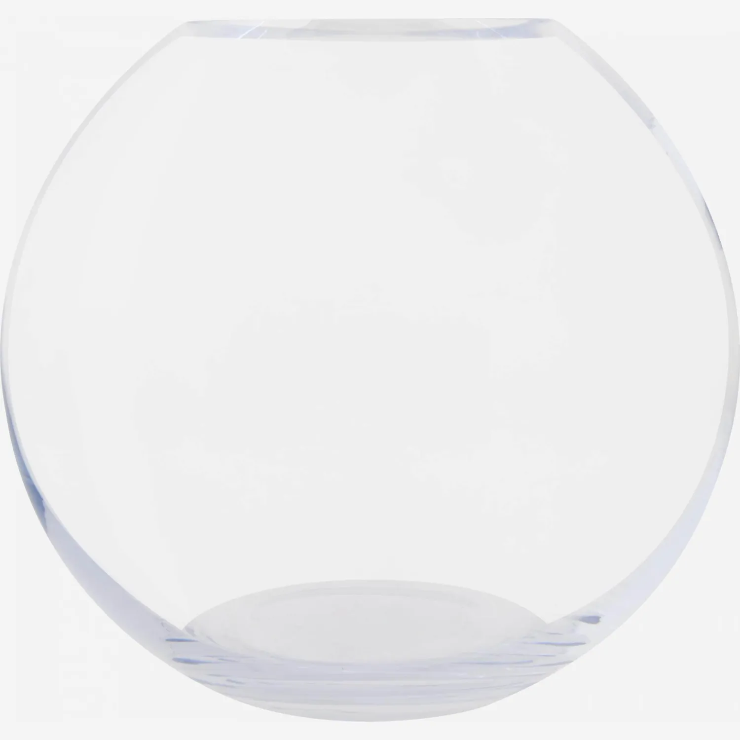 Vase boule 38cm en verre
