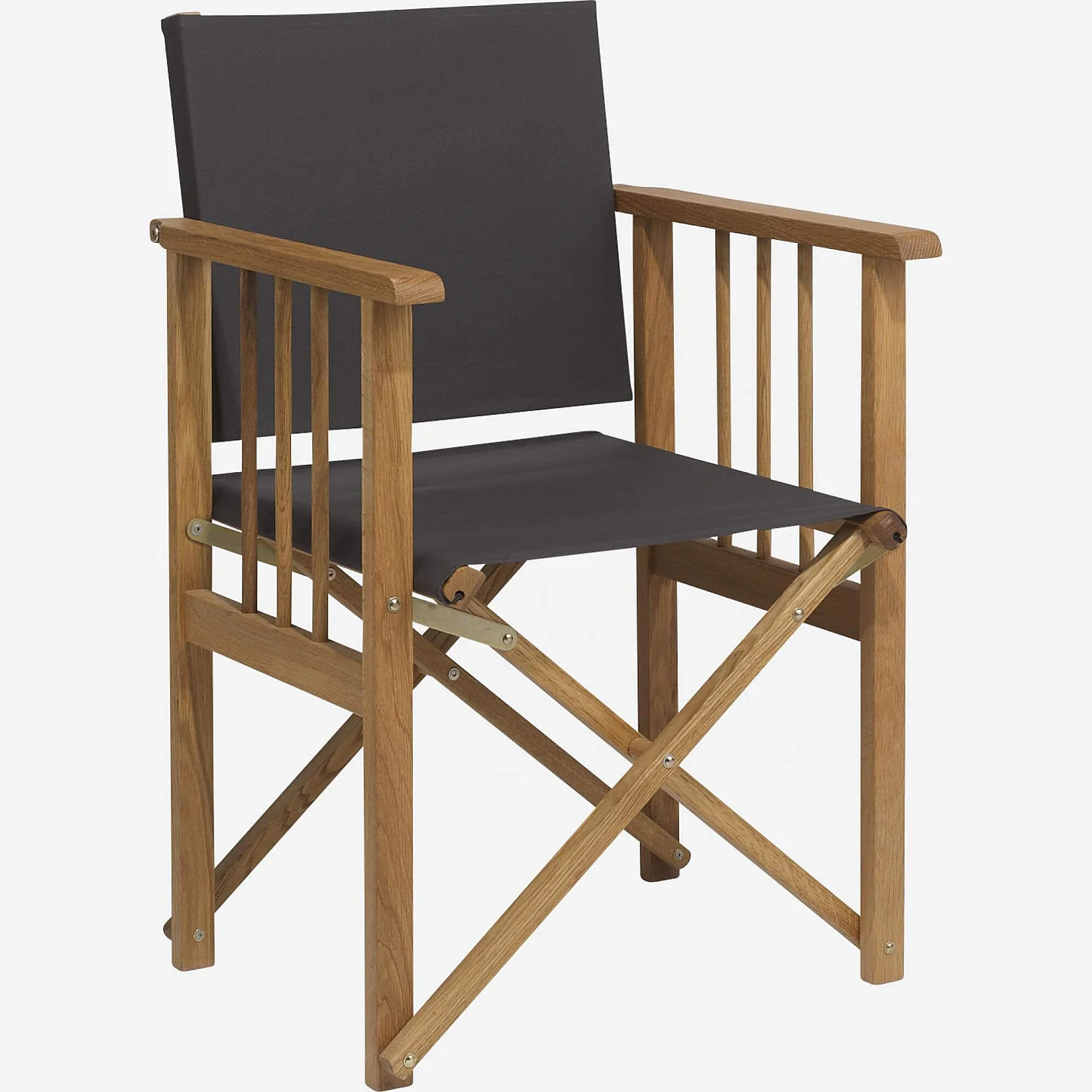 Toile en coton pour chaise pliante - Gris (structure vendue séparément) - 4