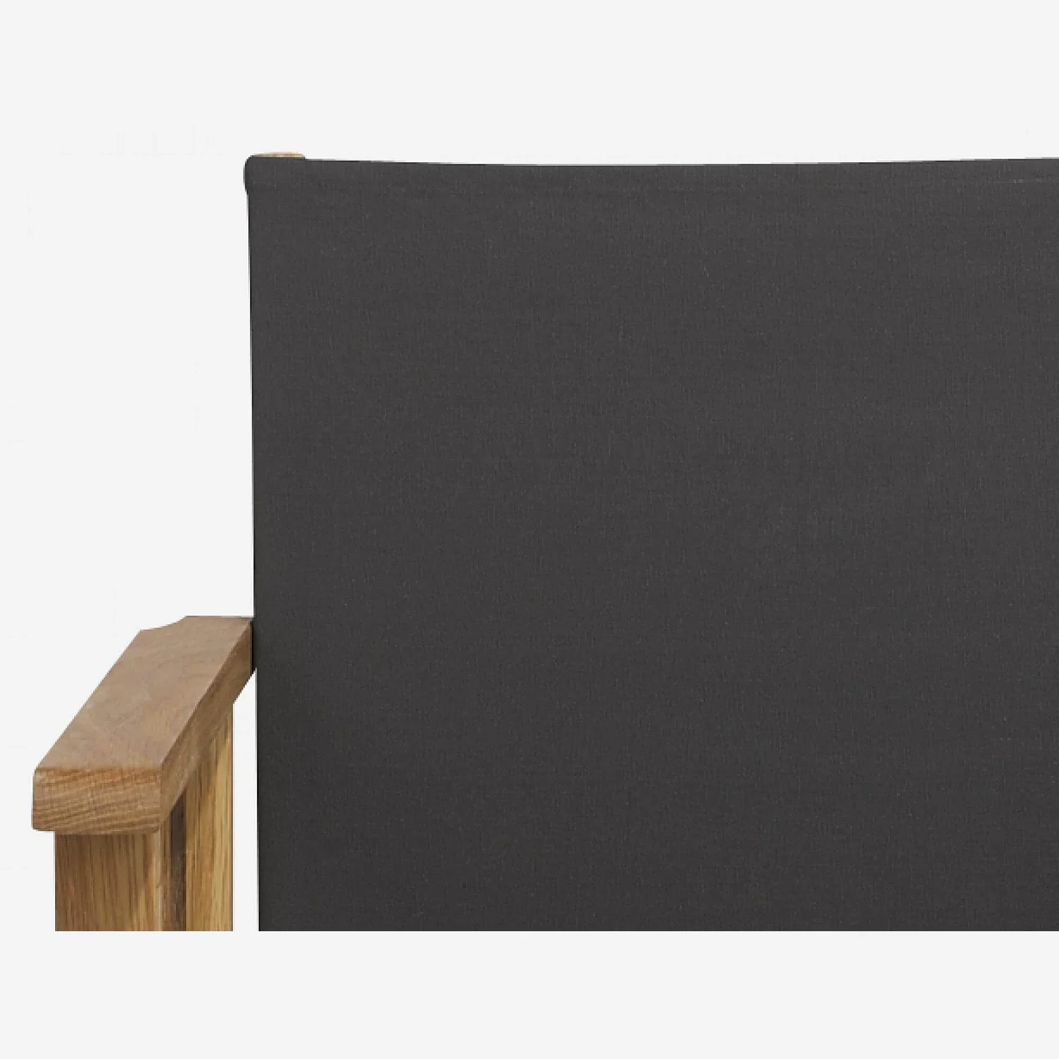 Toile en coton pour chaise pliante - Gris (structure vendue séparément) - 8