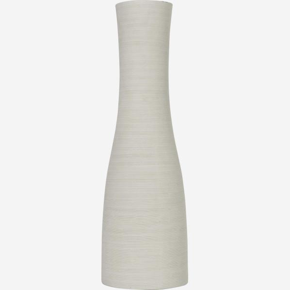 Vase aus Keramik - 36 cm - Weiß