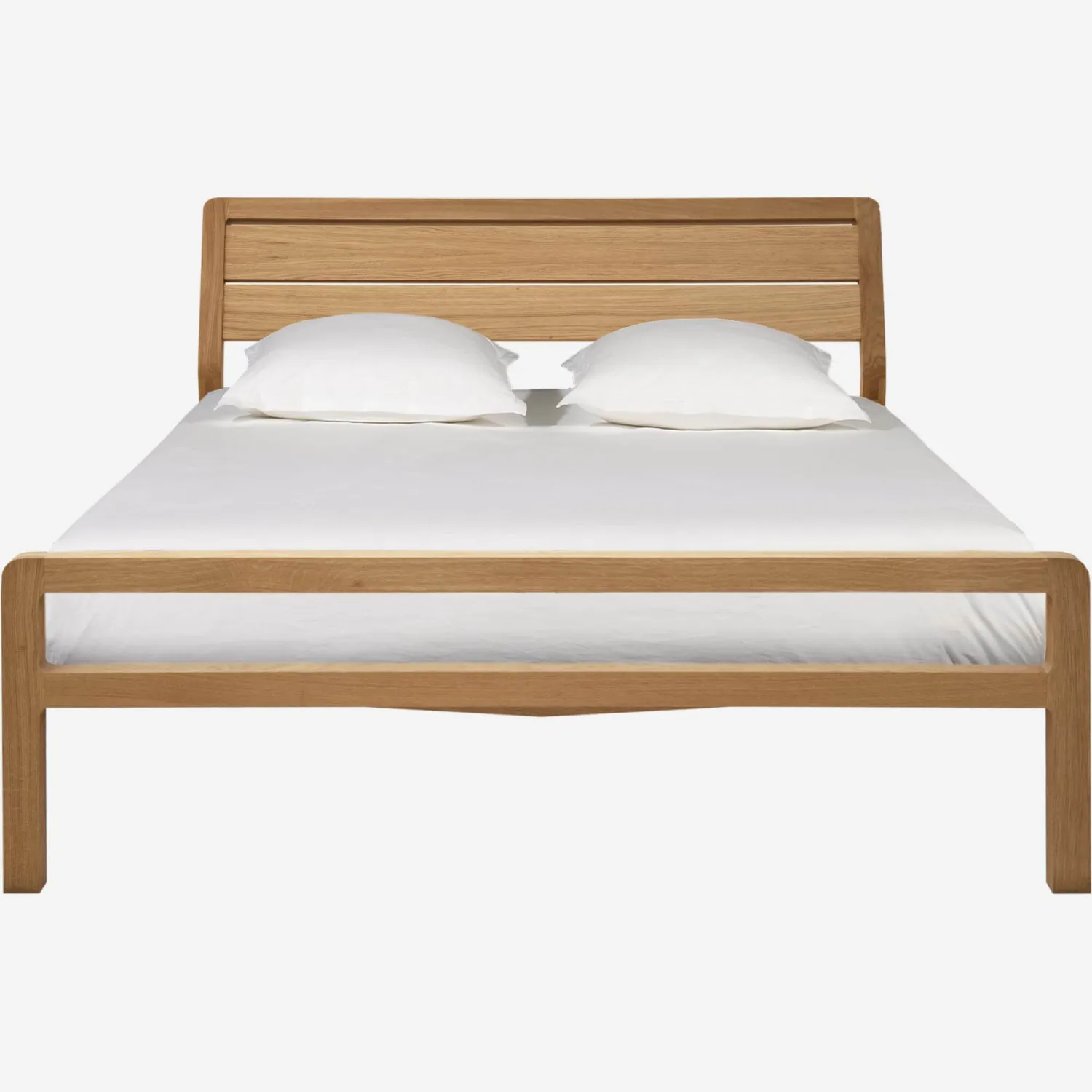 Bett aus Eiche - 140 x 200 cm - Naturfarben