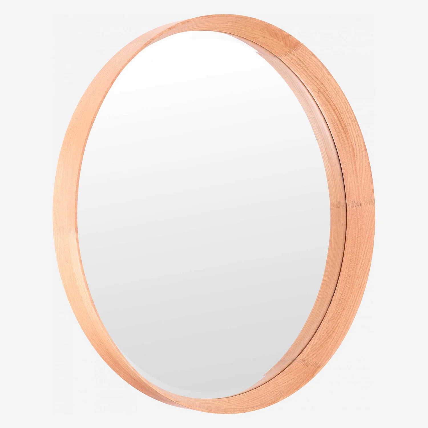 Espelho redondo 84cm em carvalho - 2