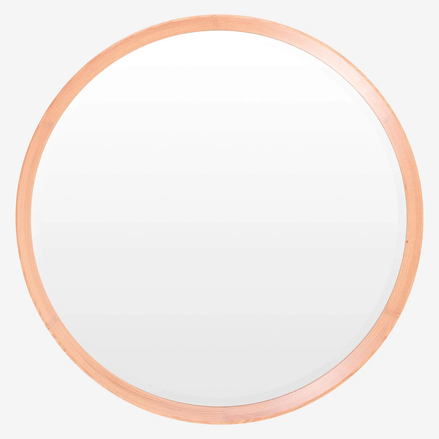 Espelho redondo 84cm em carvalho - 1