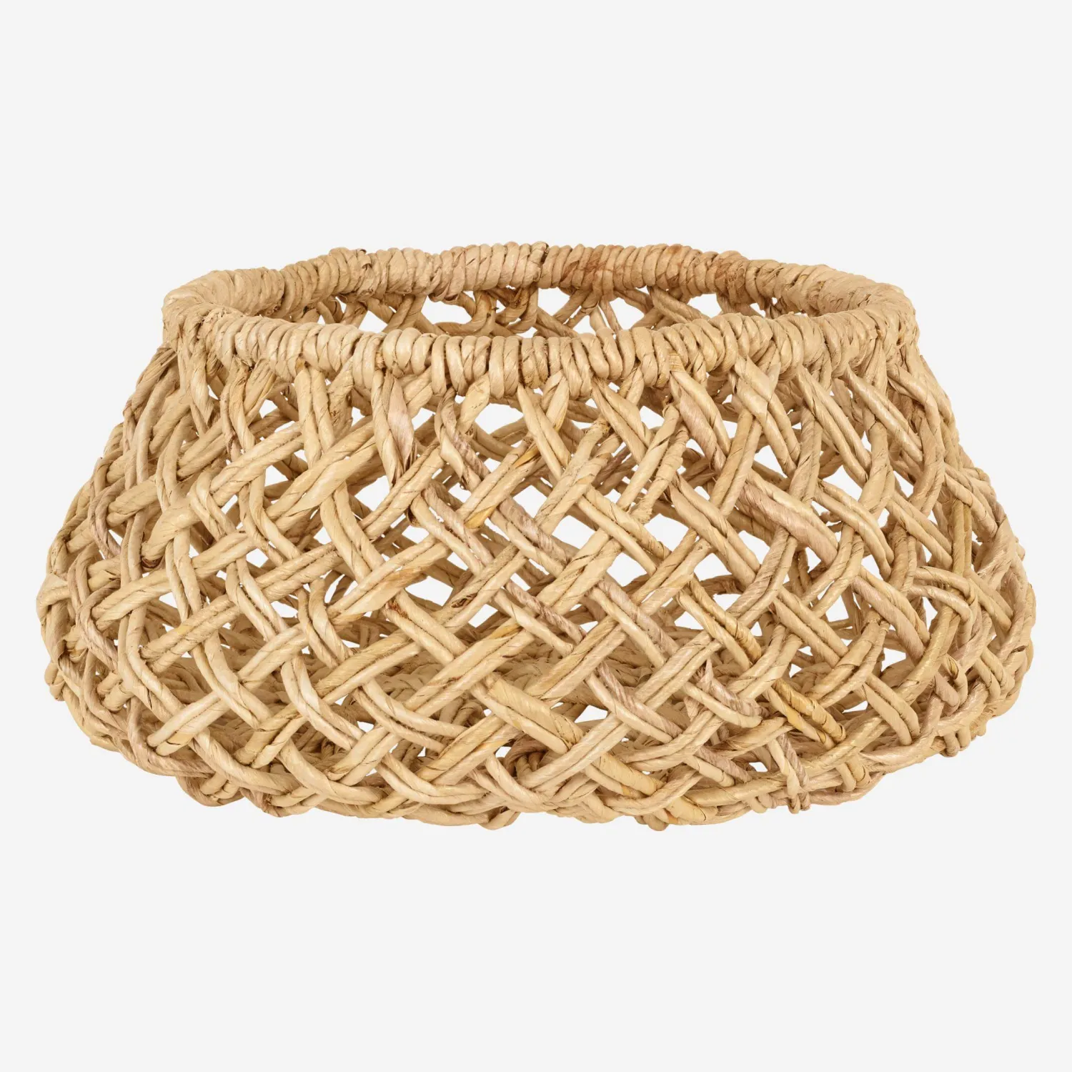 Panier de rangement en abaca - Taille S - Naturel - 1