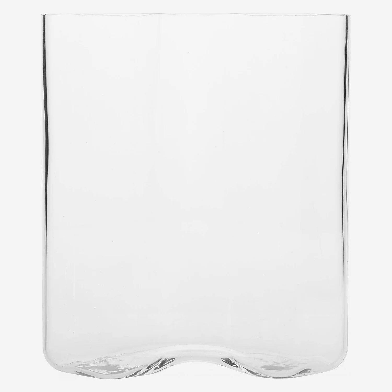 Vase aus Glas - 30 cm - transparent - 4