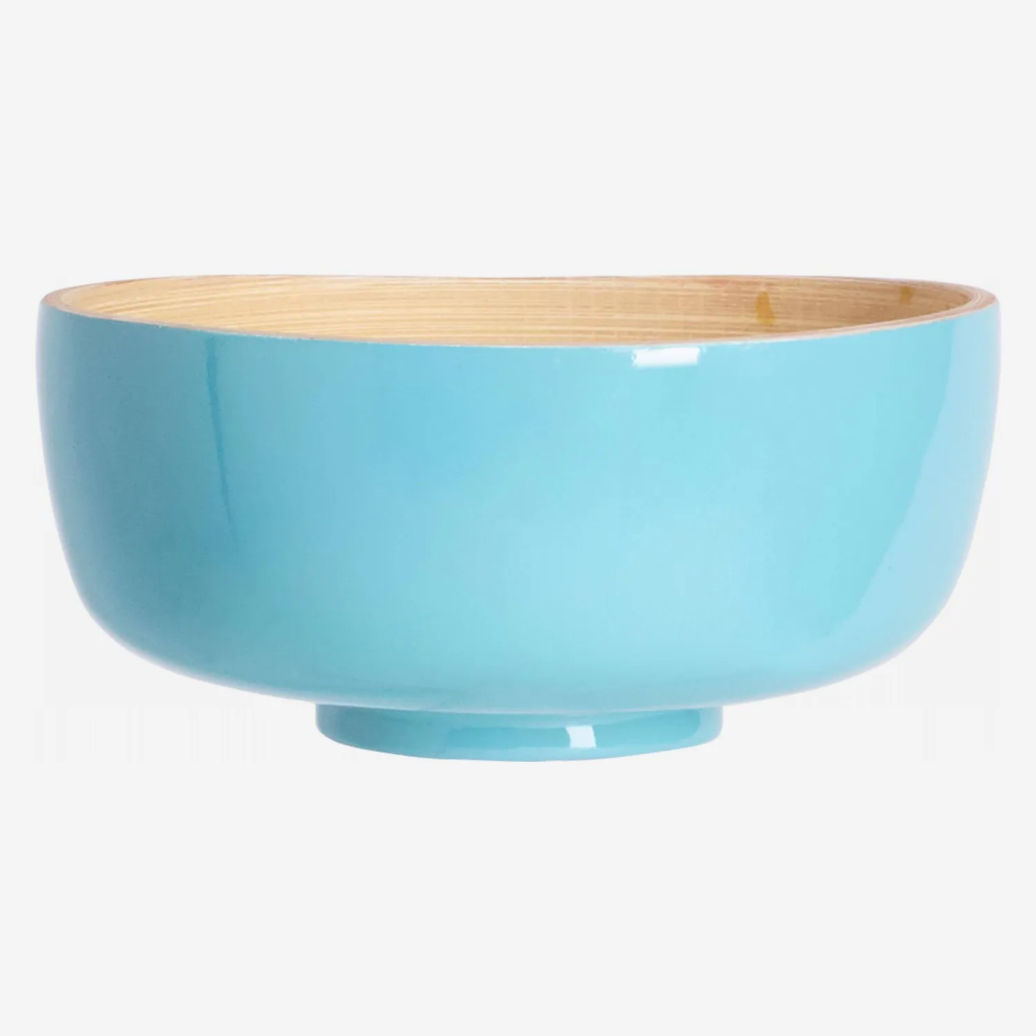 Bol de bambú - 12cm - Azul turquesa - 1