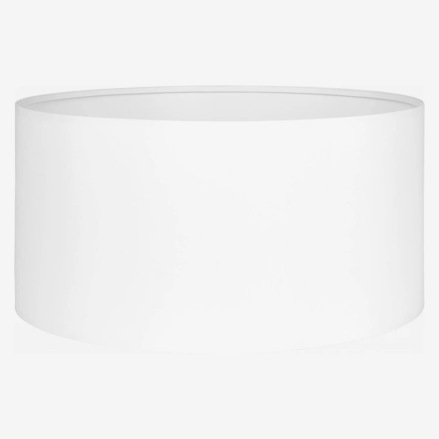 Lampadaire en métal + 2 abat-jours en tissu coton - Hauteur 187 cm - Noir et Blanc  - 3