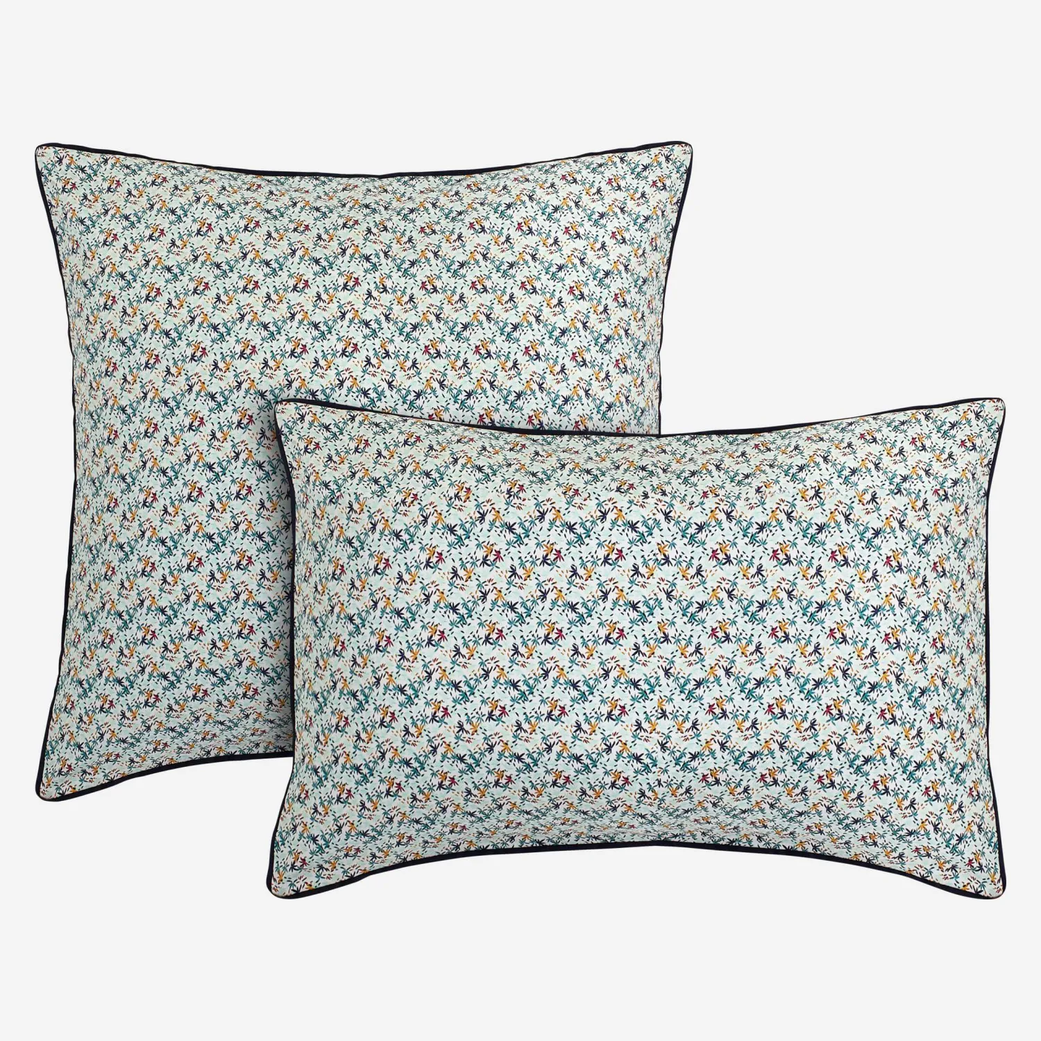 Taie d'oreiller en coton - 50 x 80 cm - Multicolore - Design by Floriane Jacques - 1