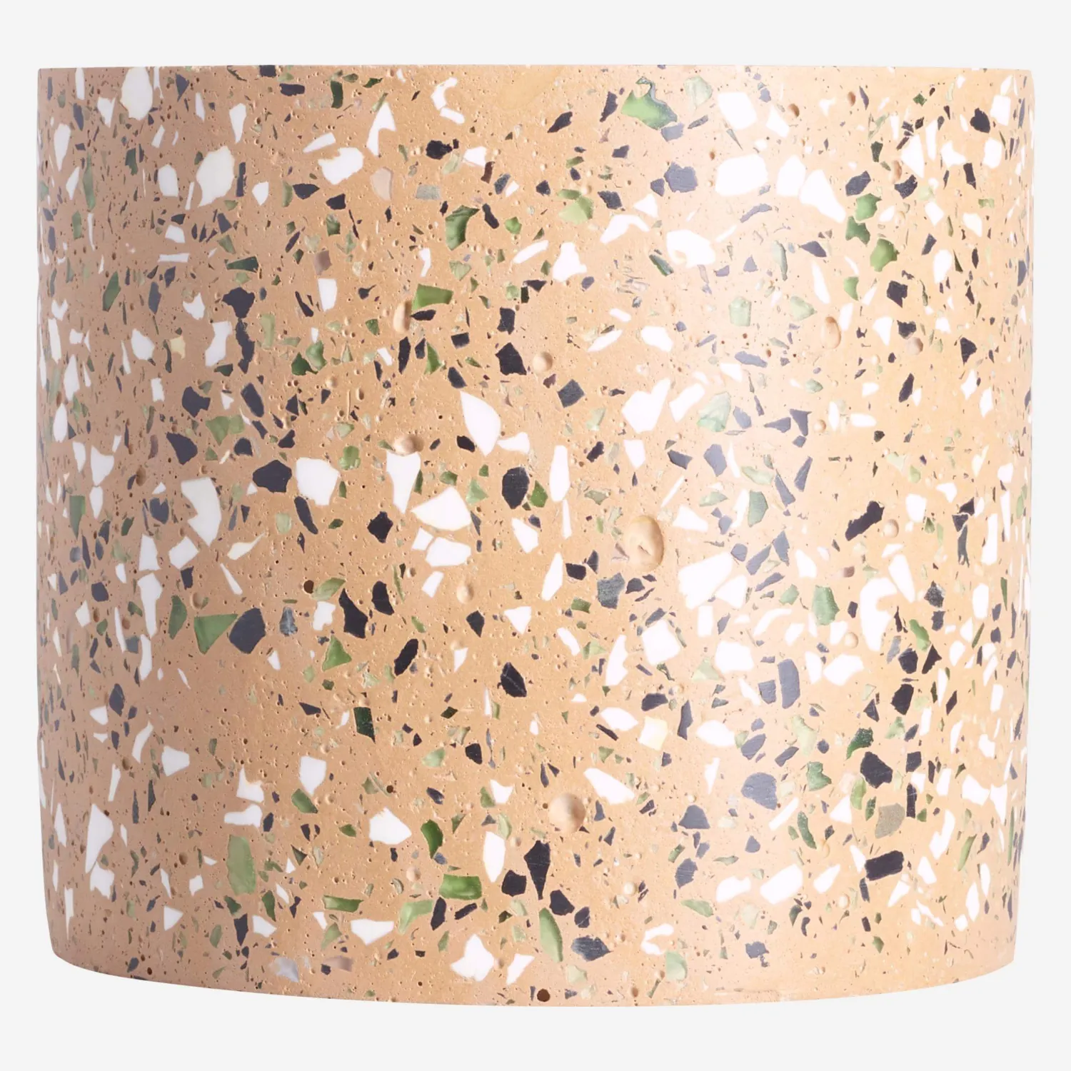 Cache-pot en ciment - 14 x 13 cm - Rose - 1
