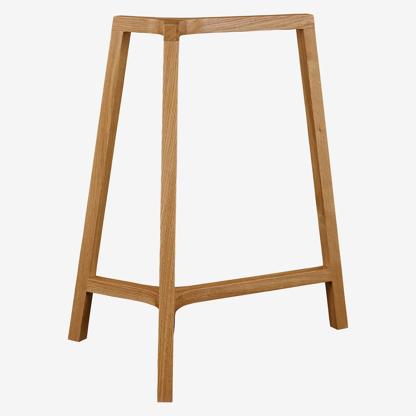 Tischböcke aus massiver, lackierter Eiche - 6