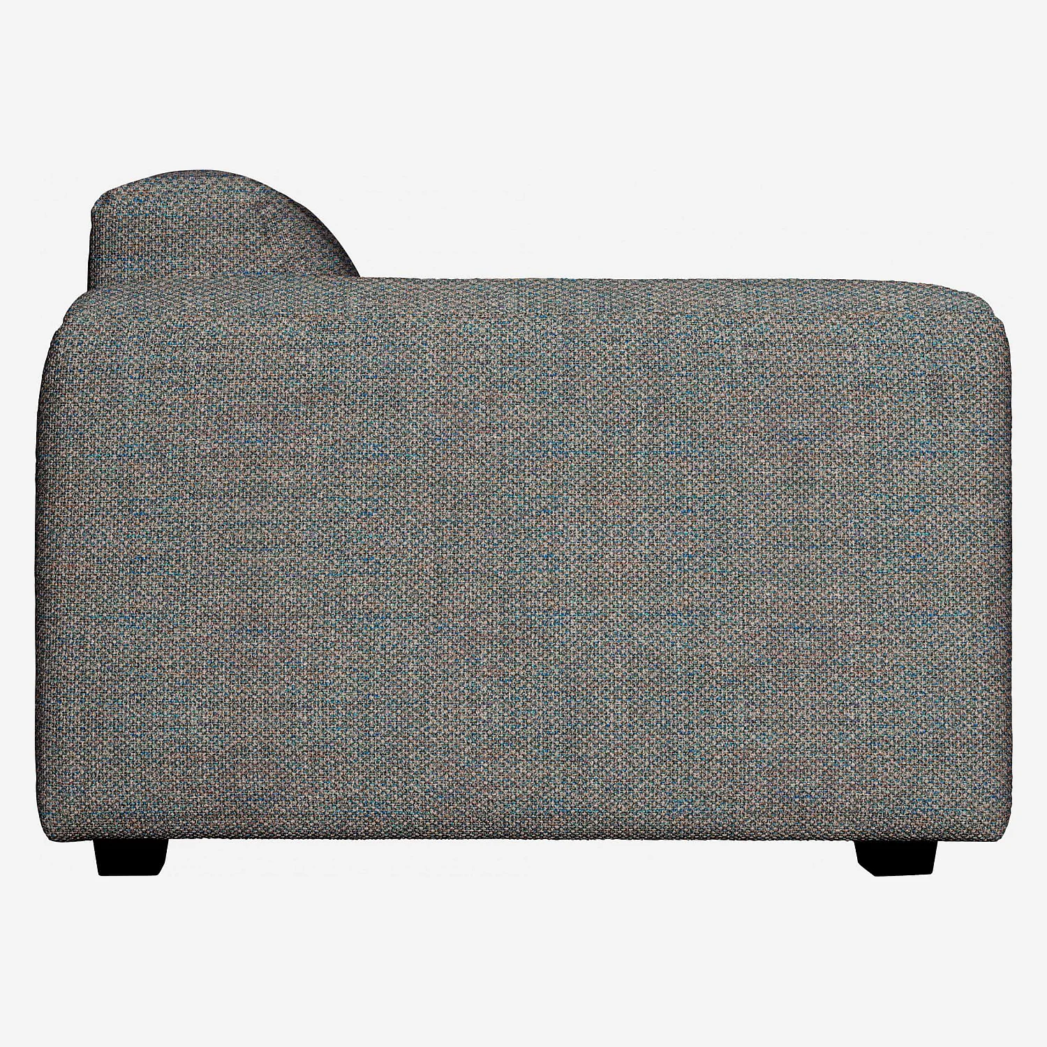Fauteuil en tissu Bellagio - Bleu céleste - 3