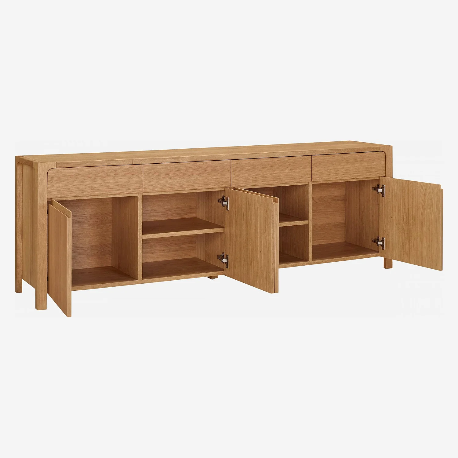 Buffet 4 portes / 4 tiroirs en chêne - Design by Hélèna Pille - 10