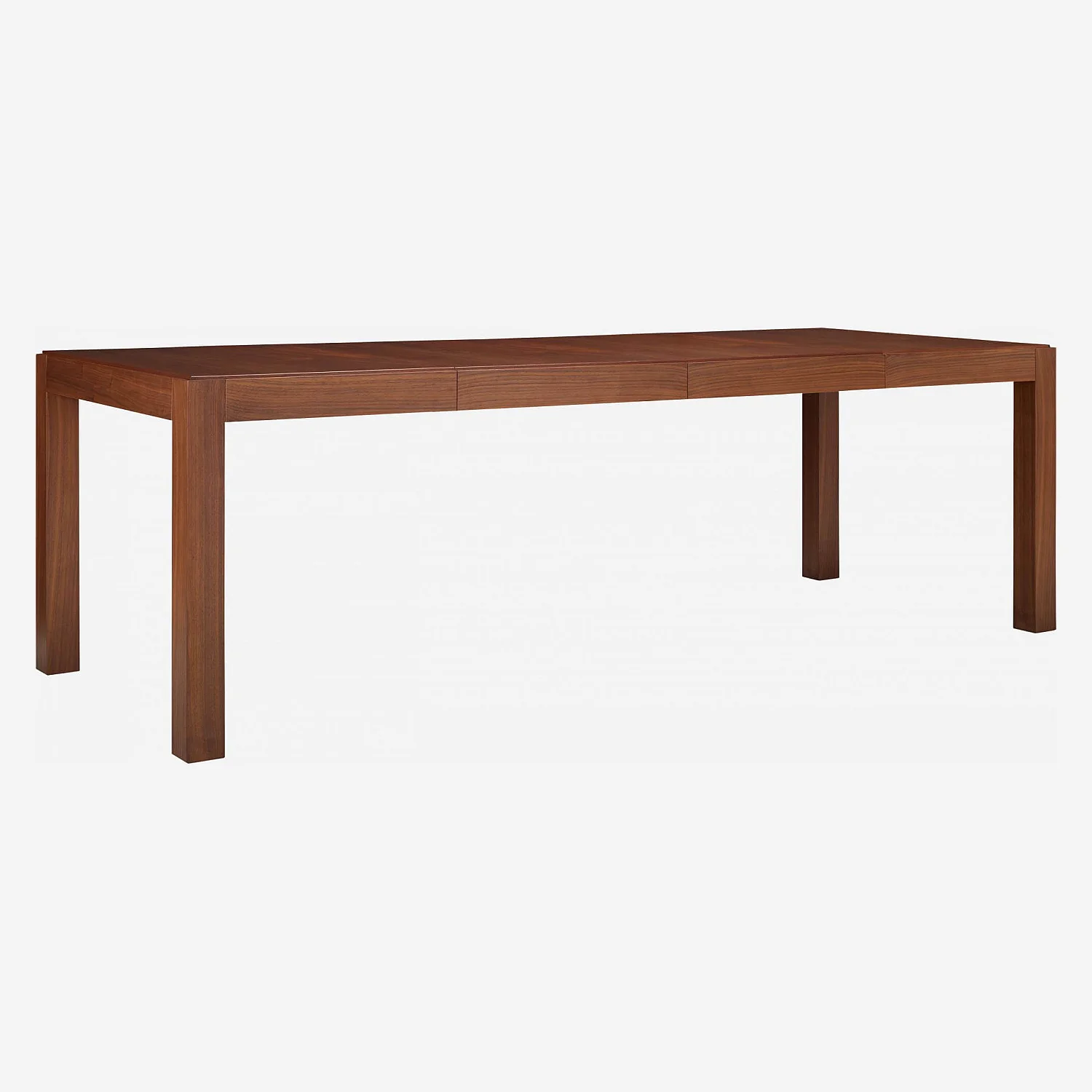 Walnut extendible dining table - 7