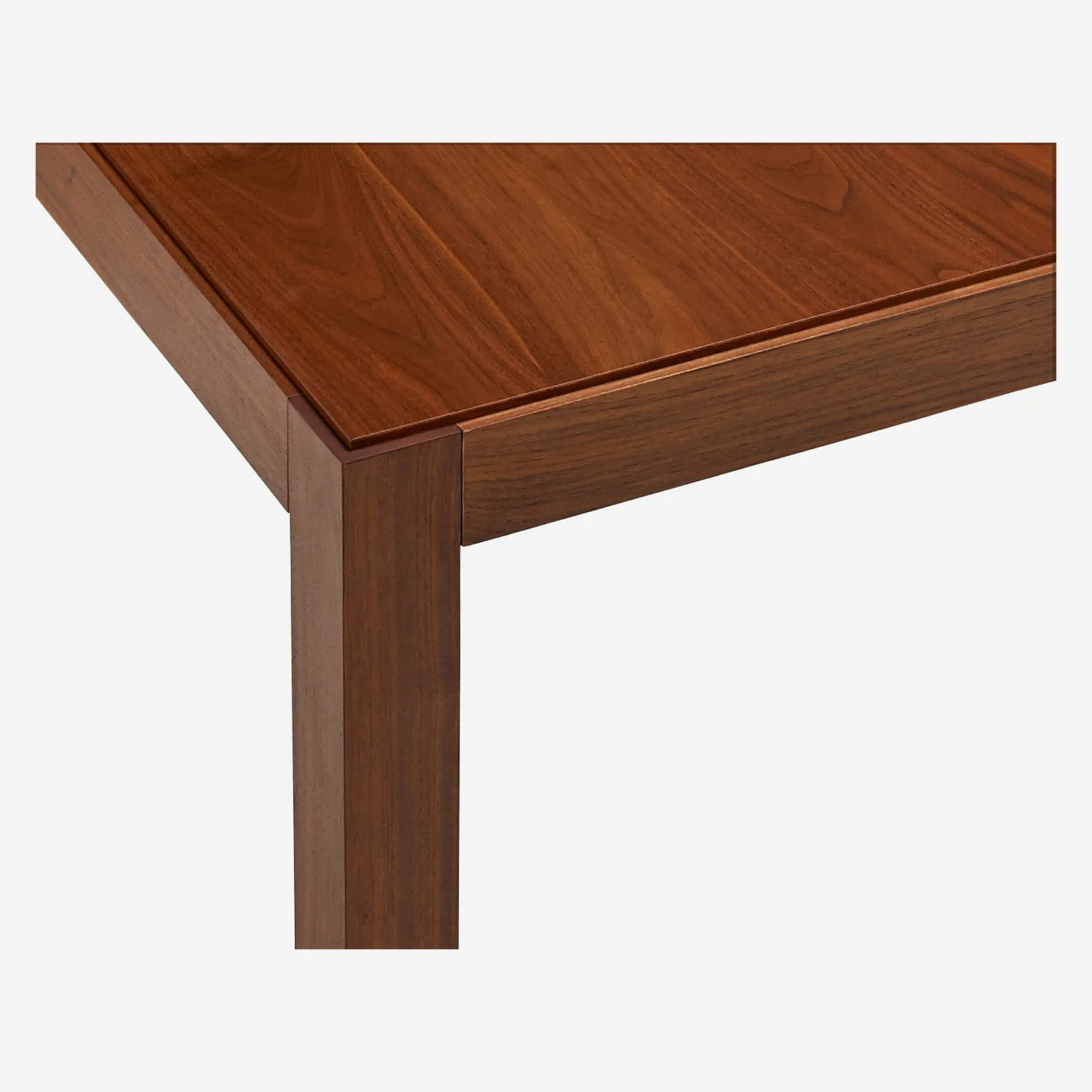 Walnut extendible dining table - 3