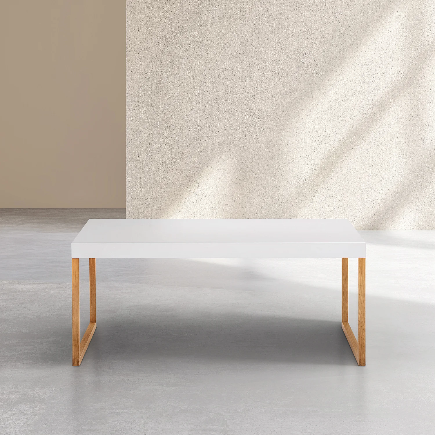 Table basse en acier laqué - Blanc - Design by Elling Ekornes & Trine Haddal - 1