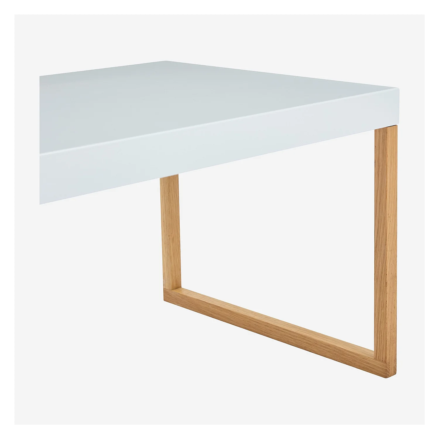 Mesa de centro en acero lacado - Blanco - Design by Elling Ekornes & Trine Haddal - 4