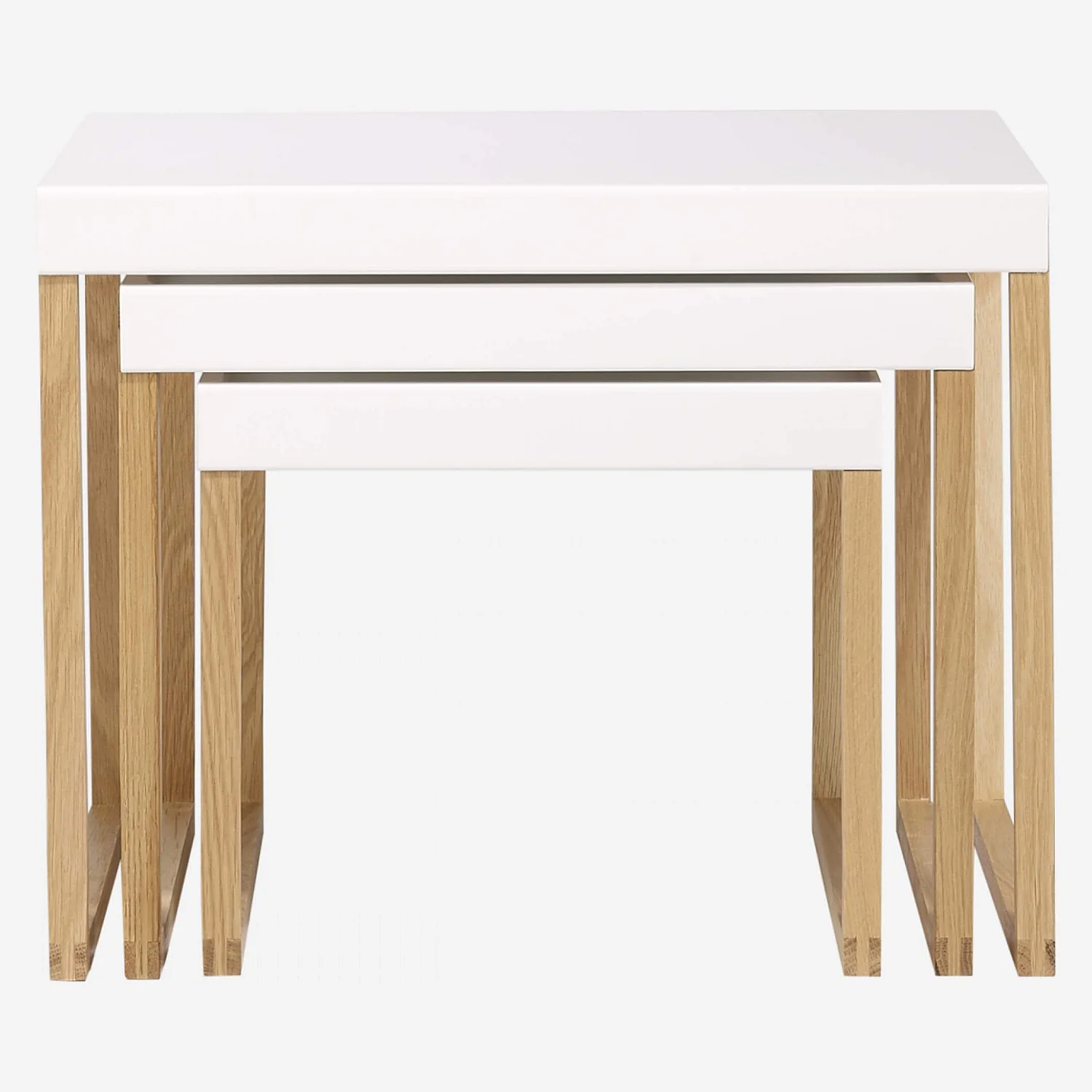 Tavoli di supporto in acciaio laccato - Bianco - 2