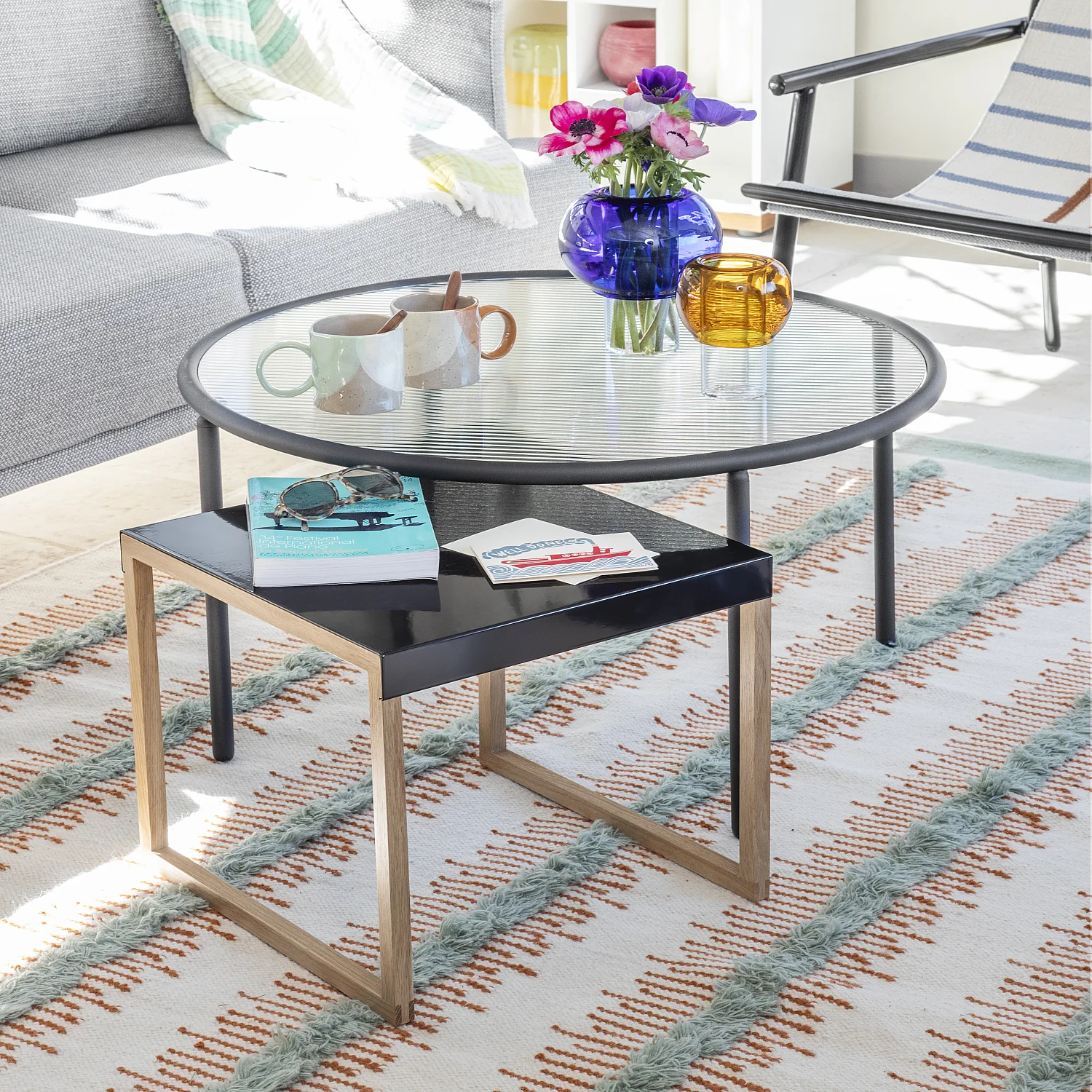 Table d'appoint en acier laqué - Noir - Design by Elling Ekornes & Trine Haddal - 3