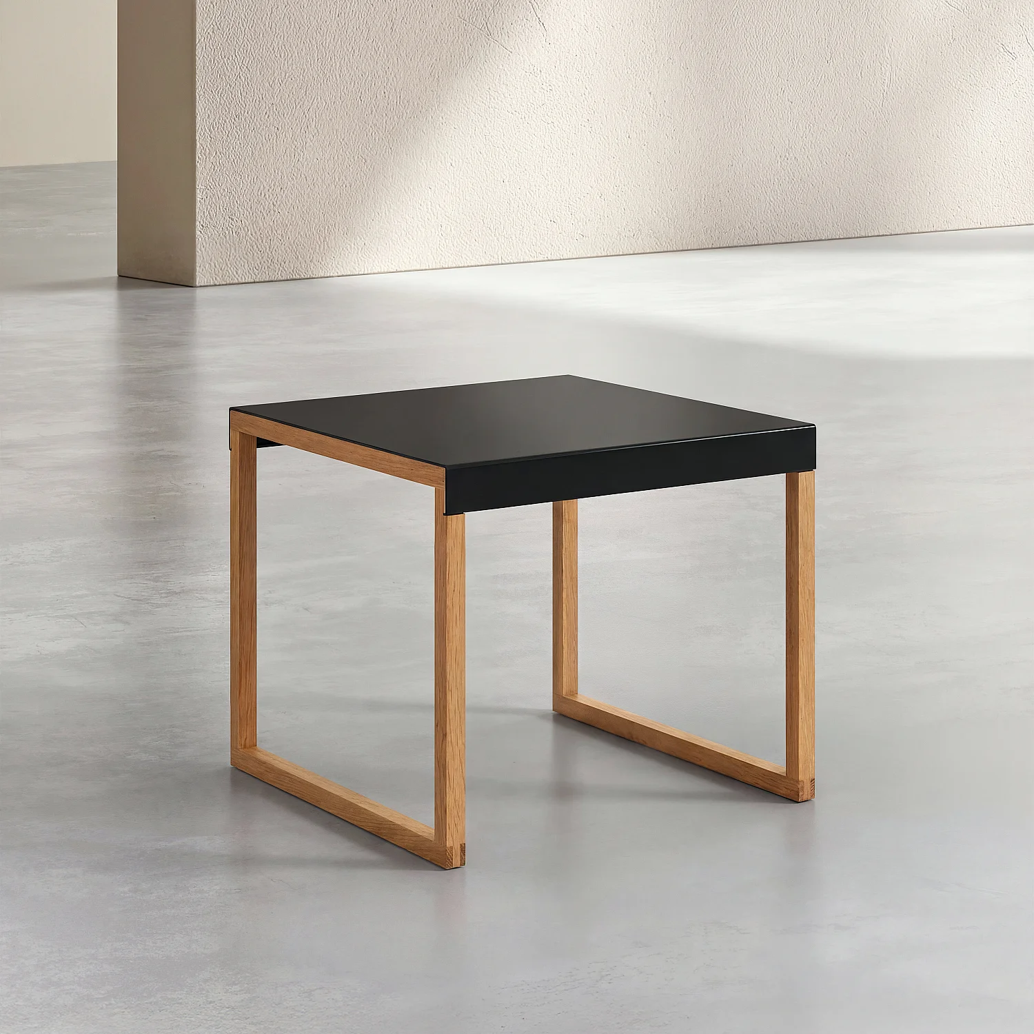 Beistelltisch aus lackiertem Stahl - Schwarz - 3