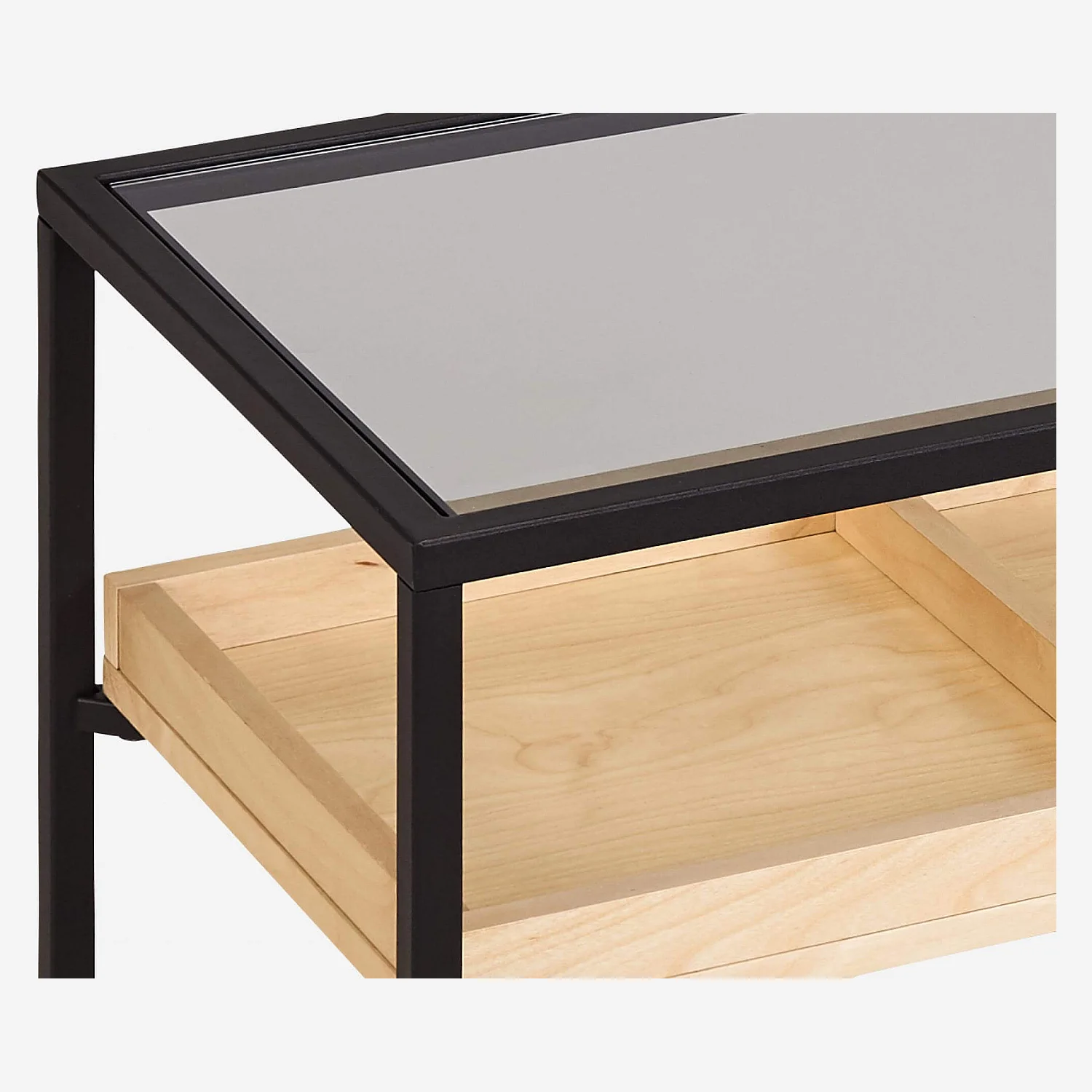 Console en métal et bois de bouleau - Noir - Design by Hélèna Pille - 3