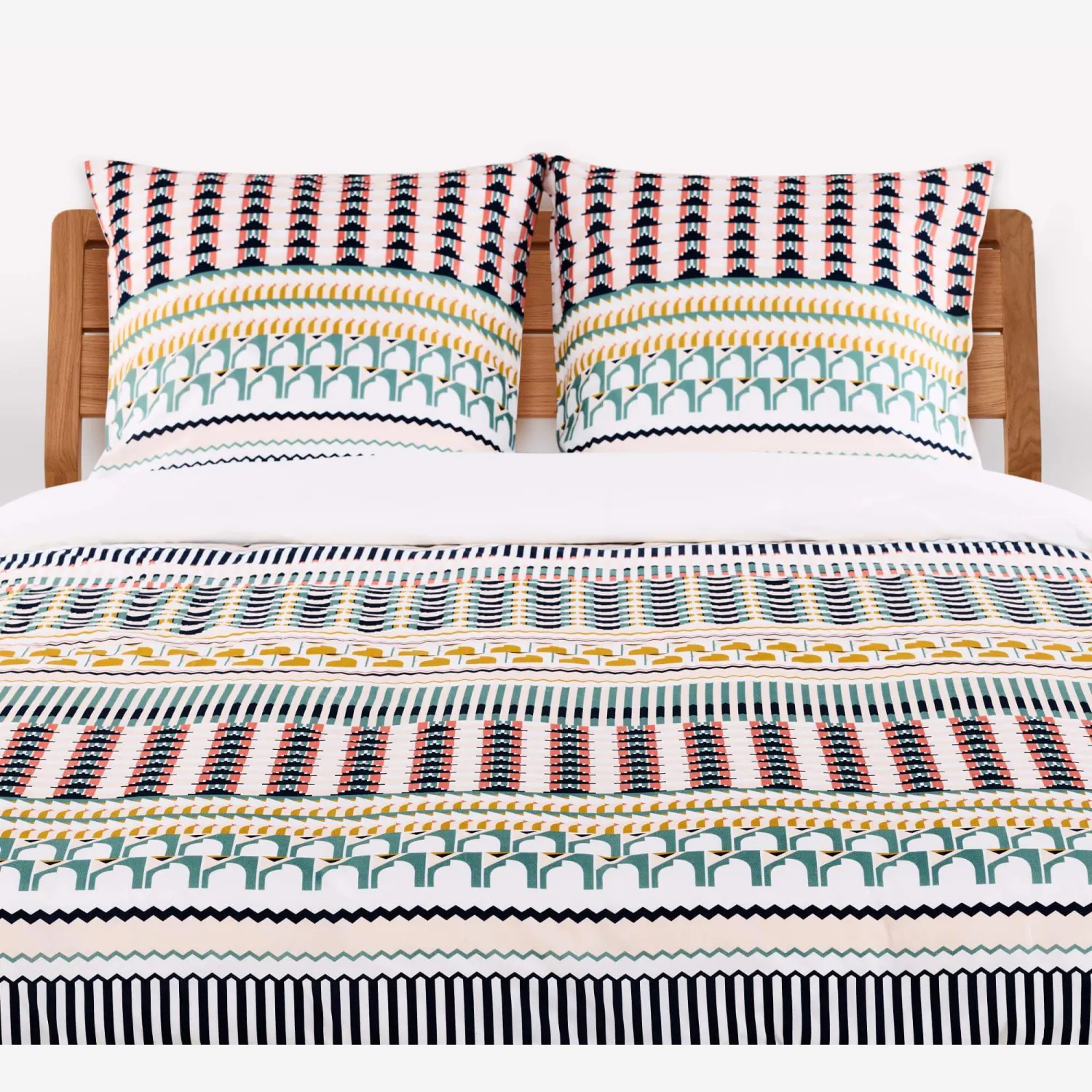 Parure de lit en coton - 200 x 200 cm - Multicolore - Design by Floriane Jacques