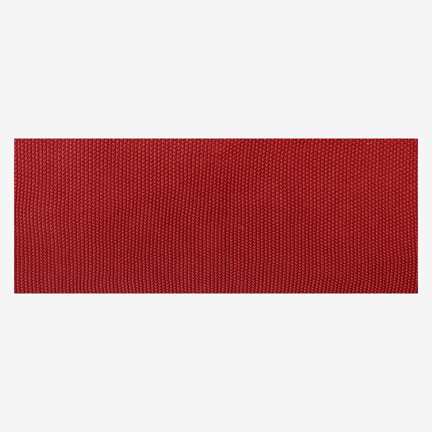 Plaid tricoté en coton - 130 x 170 cm - Rouille - 5