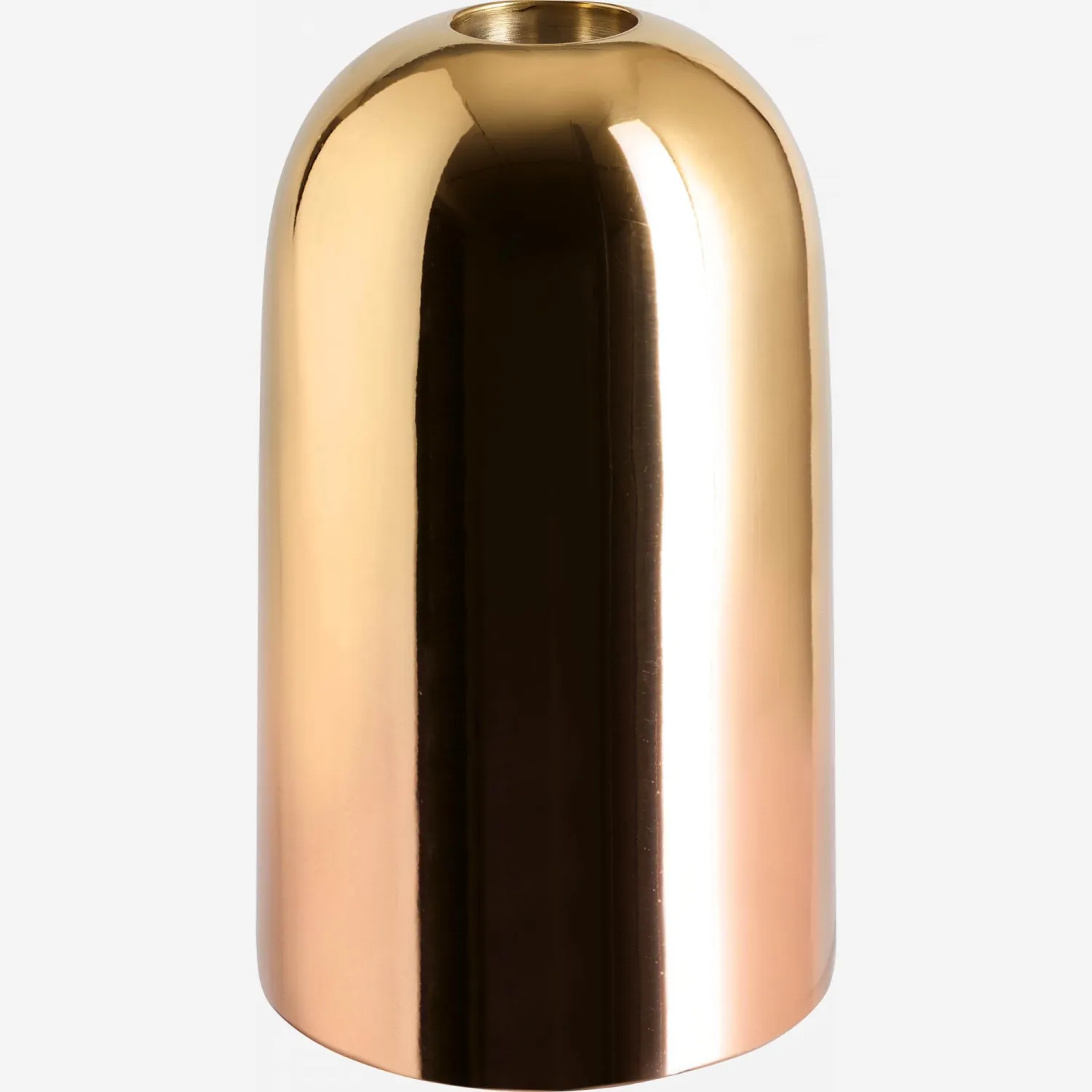 Kerzenhalter aus Metall - 12 cm - Goldfarben