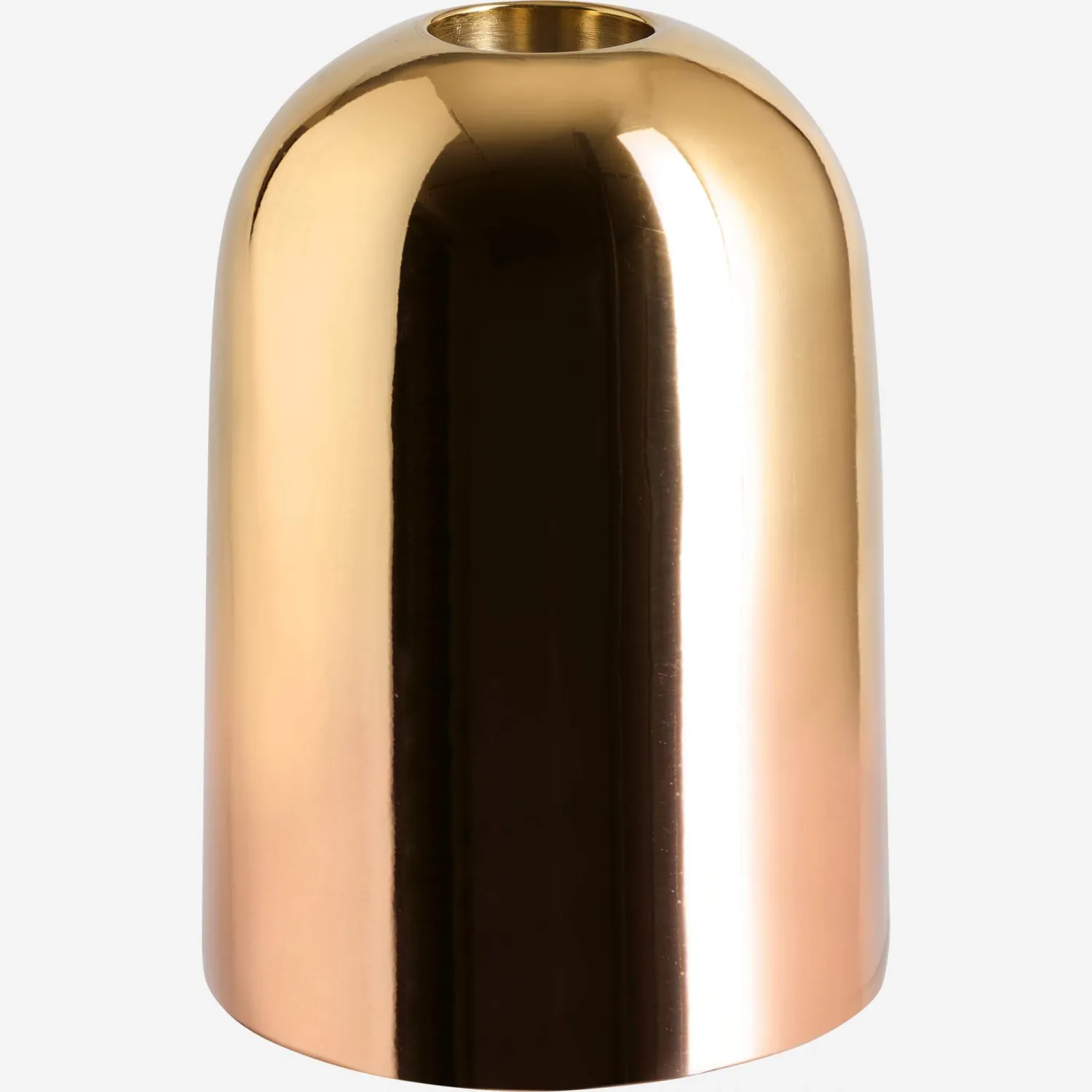 Kerzenhalter aus Metall - 9 cm - Goldfarben