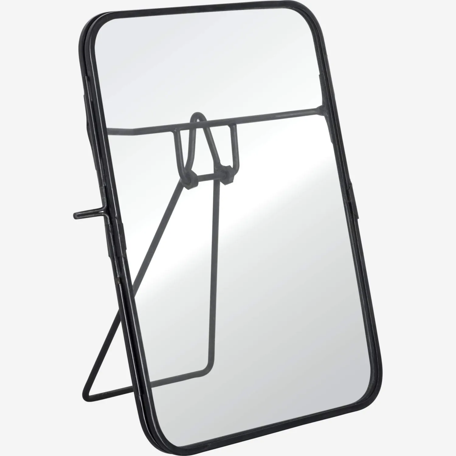 Bilderrahmen zum Hinstellen aus Metall - 14 x 19 cm - Schwarz