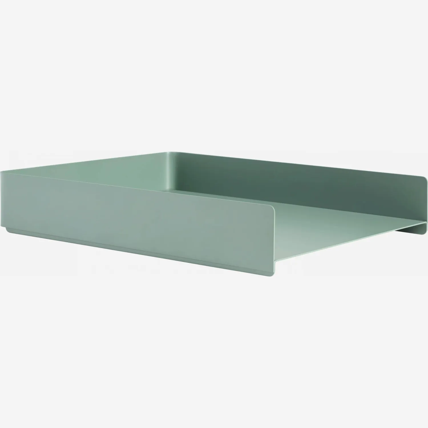 Briefkorb aus Metall - Grün