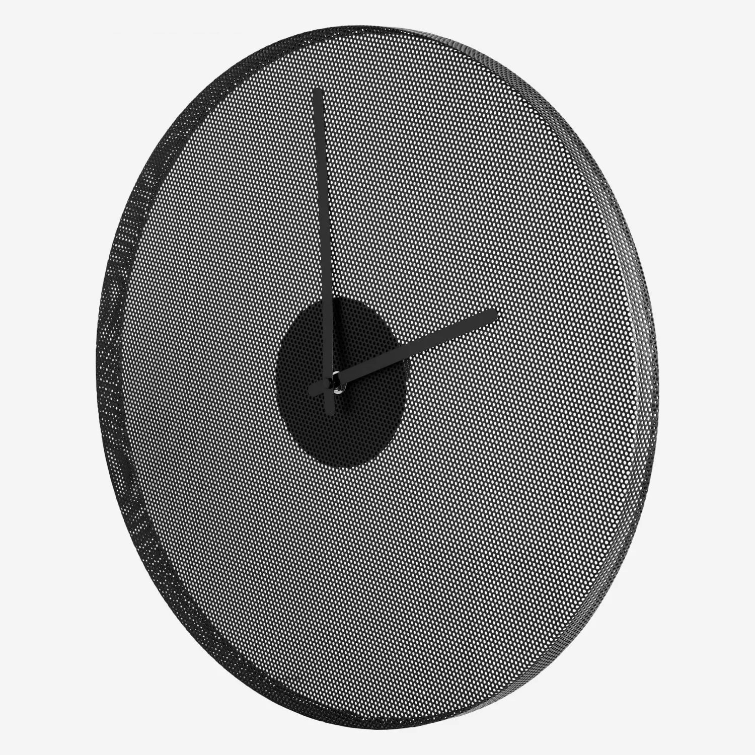 Horloge murale en métal - 43 cm - Noir - 1