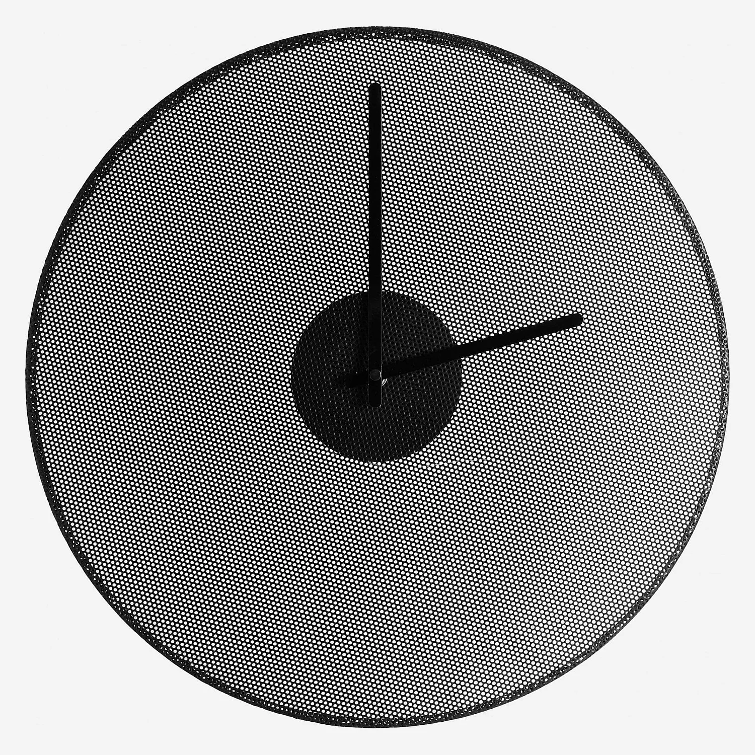 Horloge murale en métal - 43 cm - Noir - 2