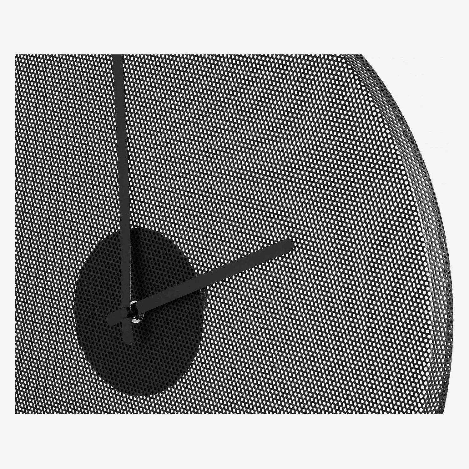 Horloge murale en métal - 43 cm - Noir - 3