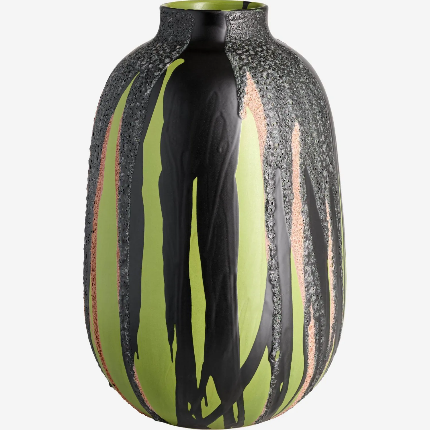 Vase en grès - 51 cm - Vert