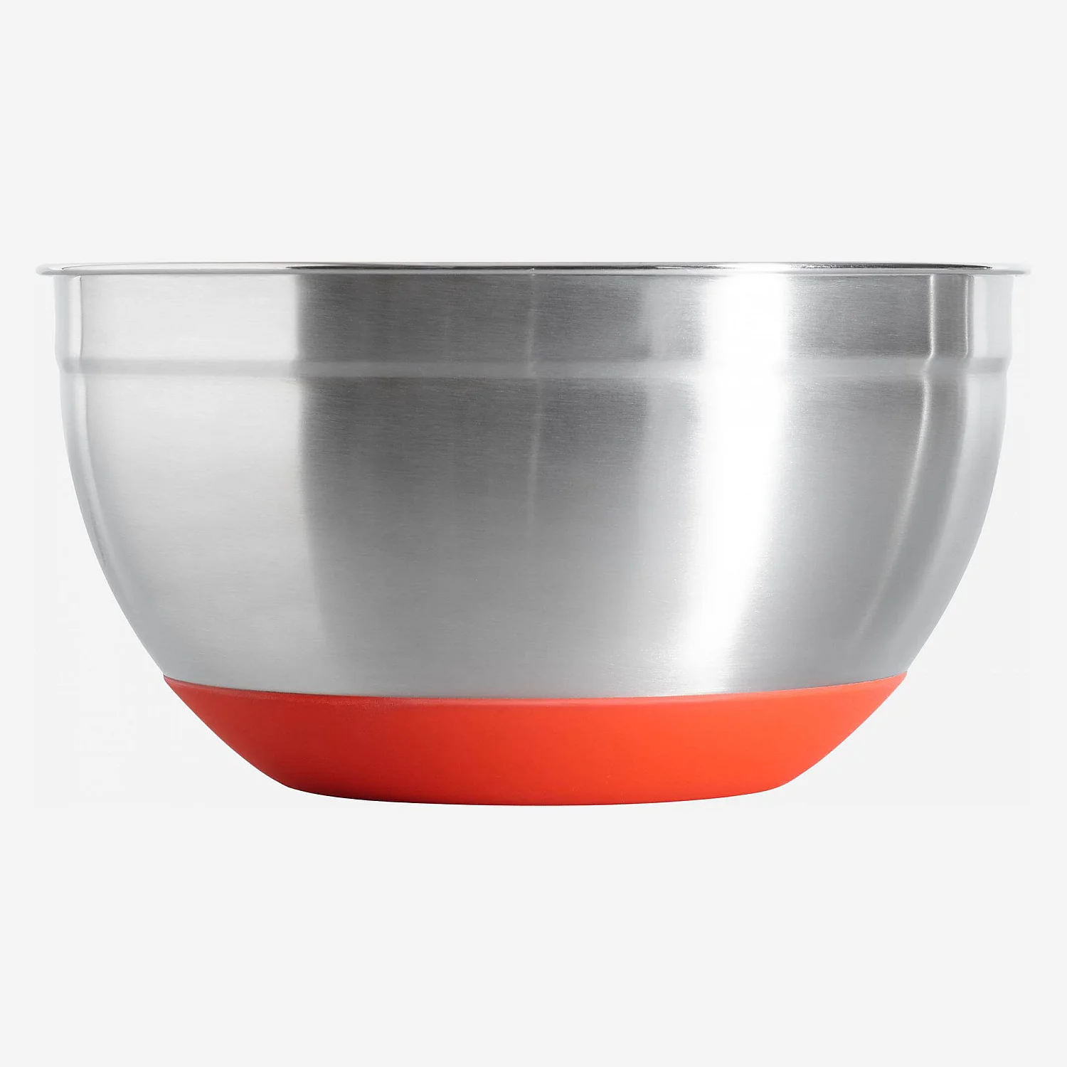 Bol en inox avec base anti-dérapante - 24 cm - Argent - 2