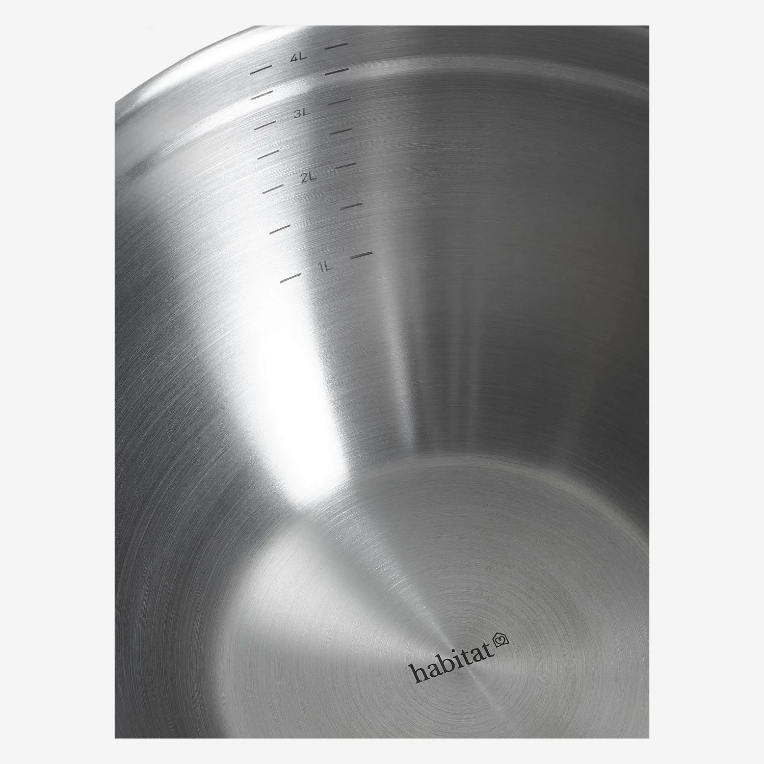 Bol en inox avec base anti-dérapante - 24 cm - Argent - 4