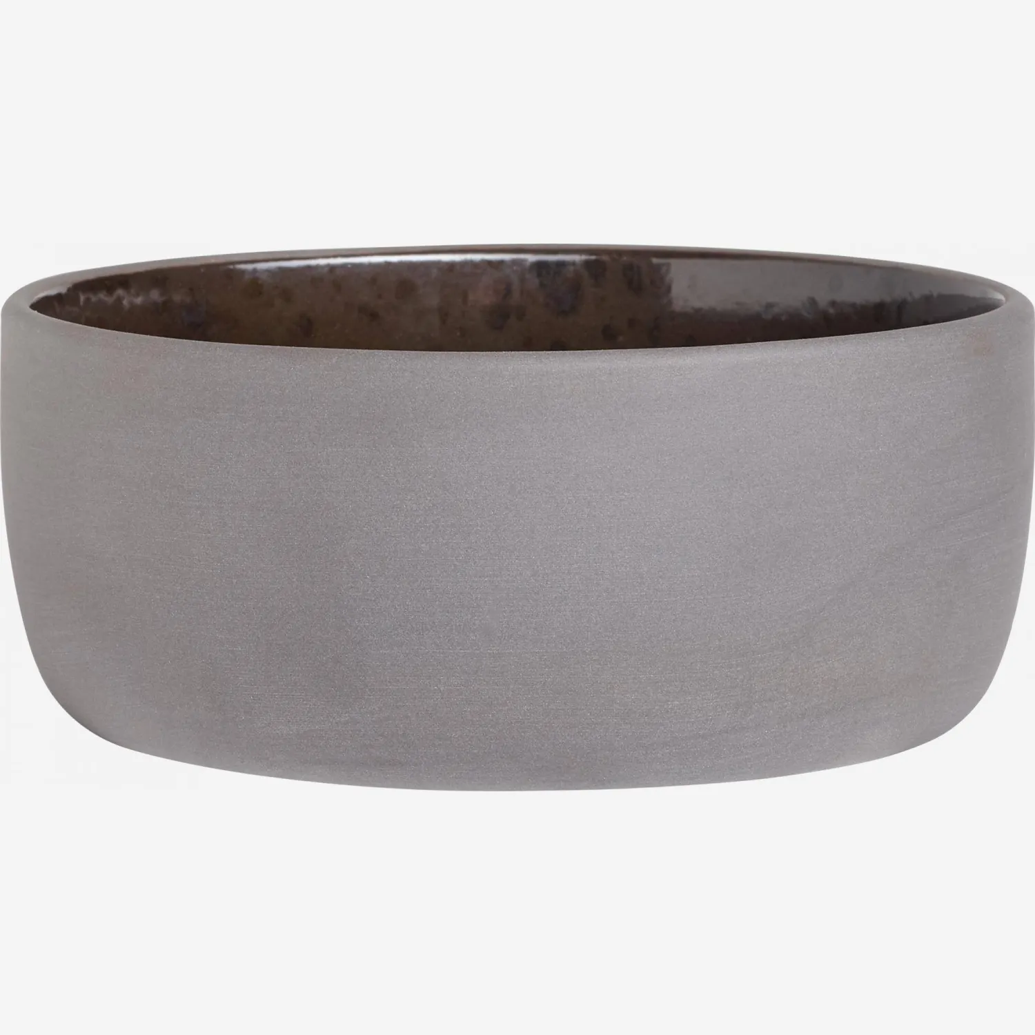 Bol en gres - 13,5 cm. - Negro