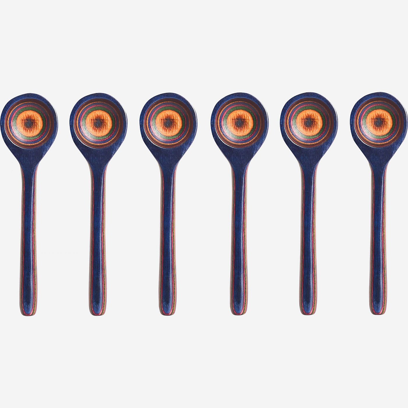 Set 8 Mini Palette In Legno - Cucchiani Per Farina, Spezie, Caffè, Utensili Cucina Naturali - Foto 12