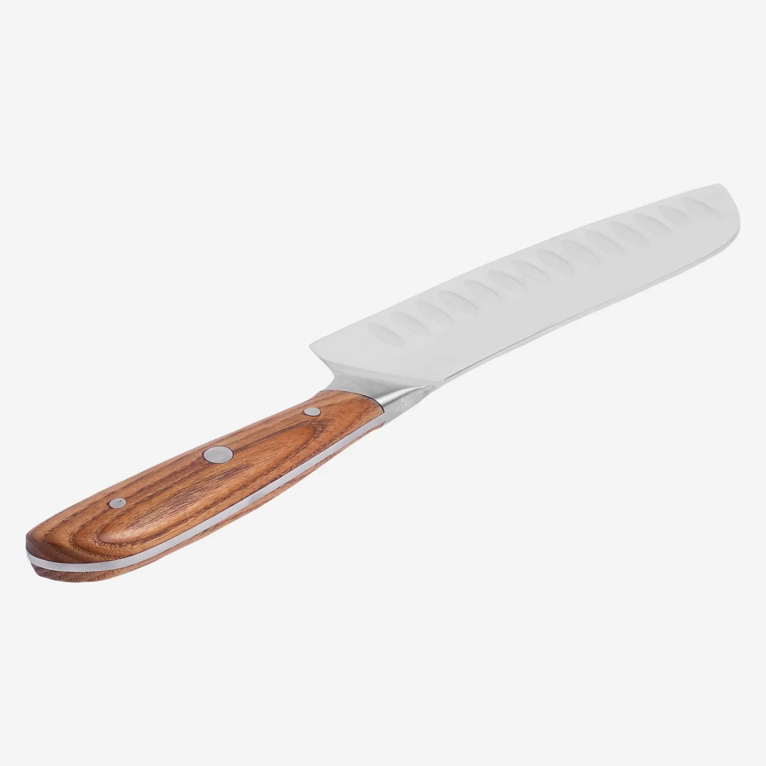 Couteau santoku avec manche en bois - 1