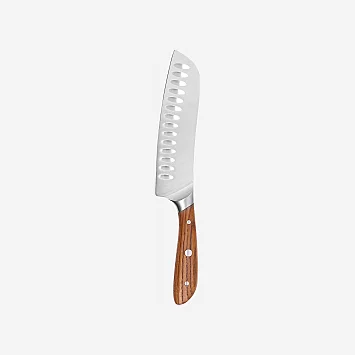 Couteau santoku avec manche en bois - 2