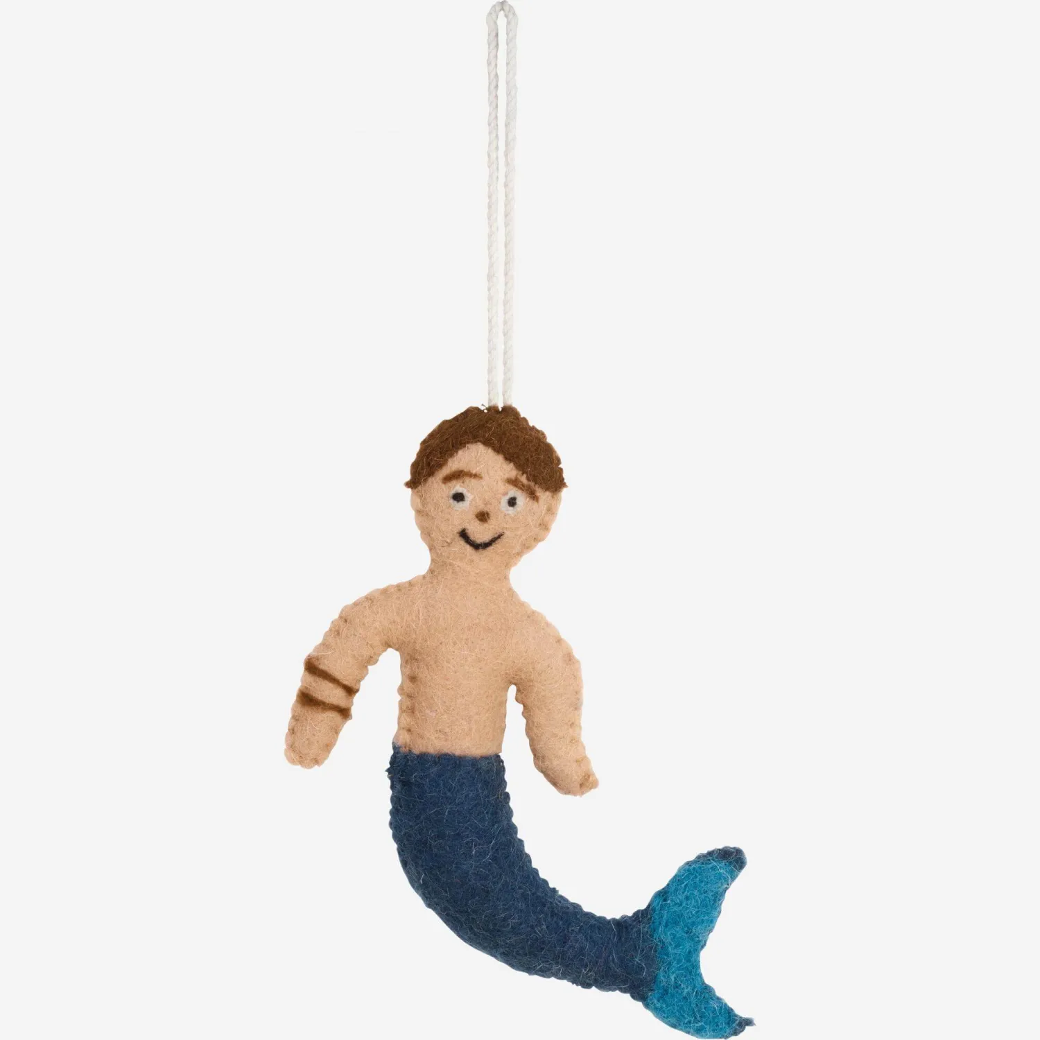 Décoration de Noël - Triton en feutre à accrocher 