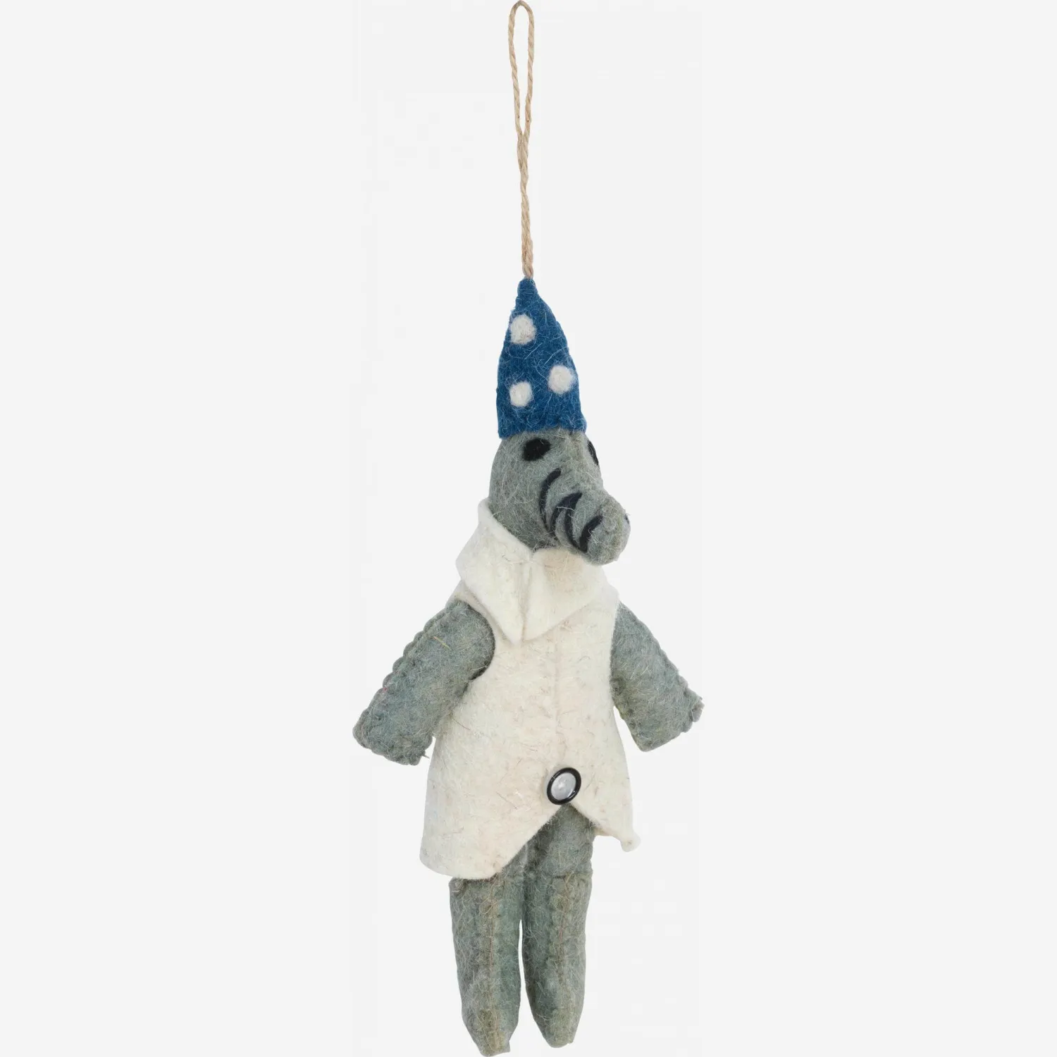 Adorno de Navidad - León marino de fieltro para colgar 