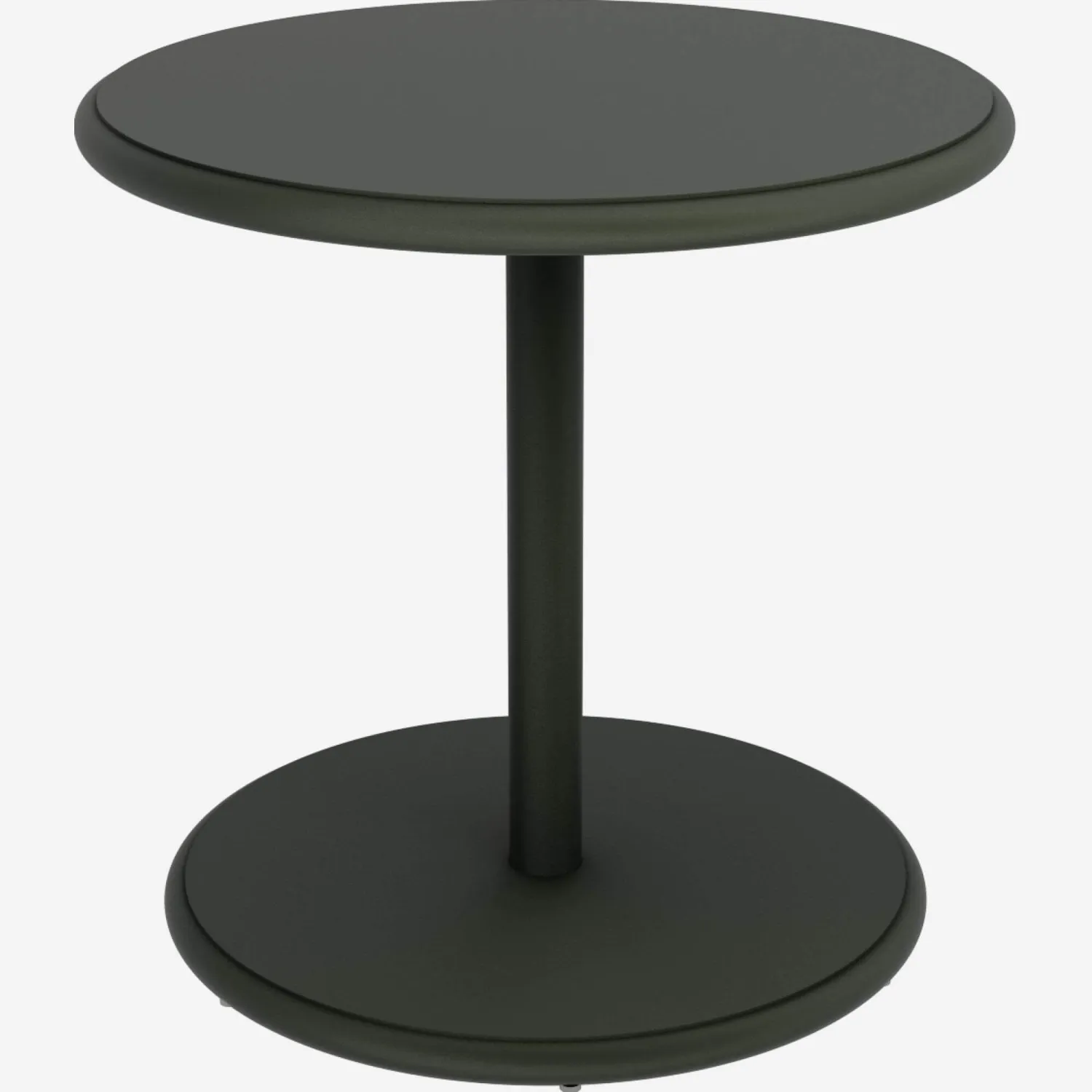 Mesa de apoio redonda de alumínio - Verde